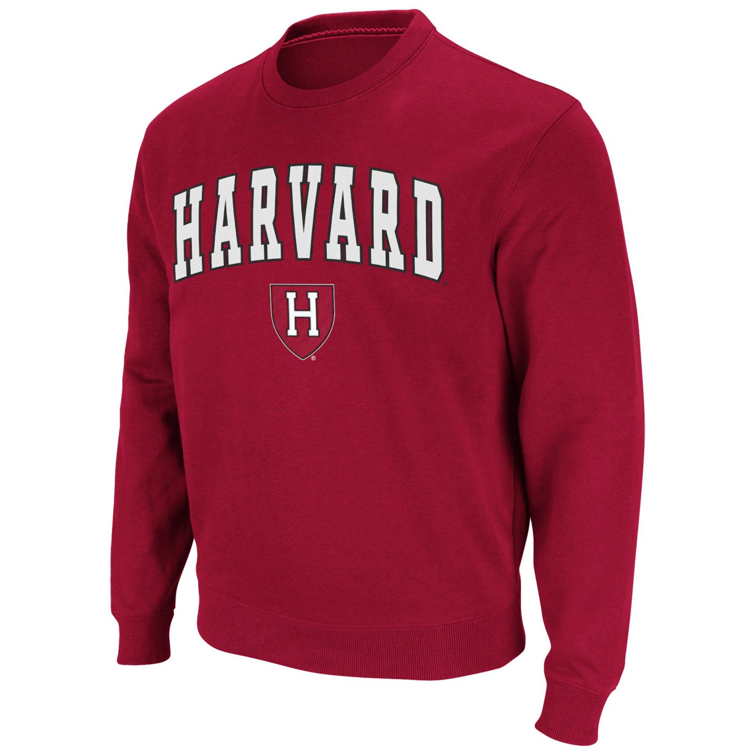 Colosseum Harvard Team Arch  Logo Tackle Twill Pullover Sweatshirt - view number 2