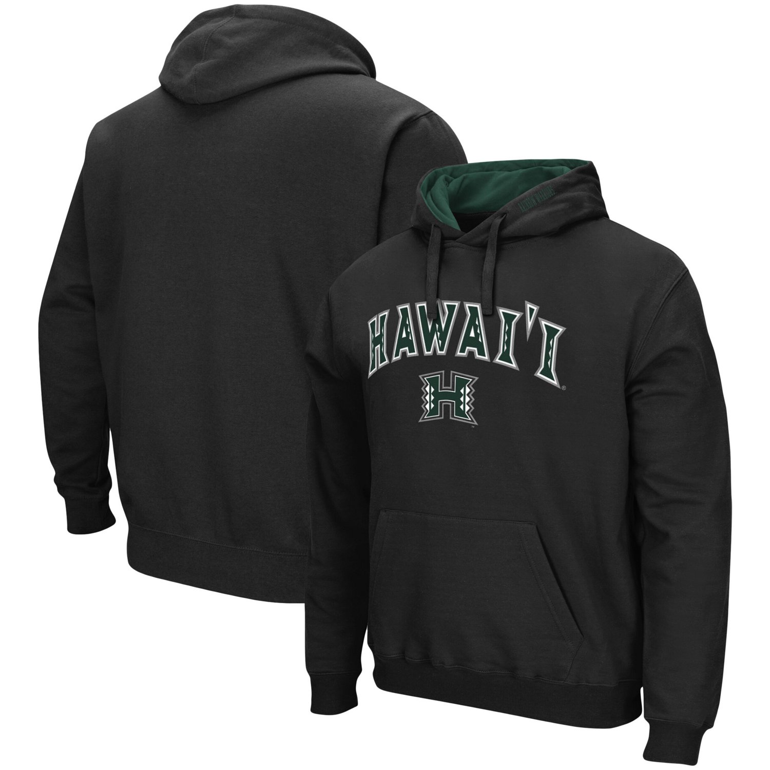 Colosseum Hawaii Warriors Arch and Logo Pullover Hoodie