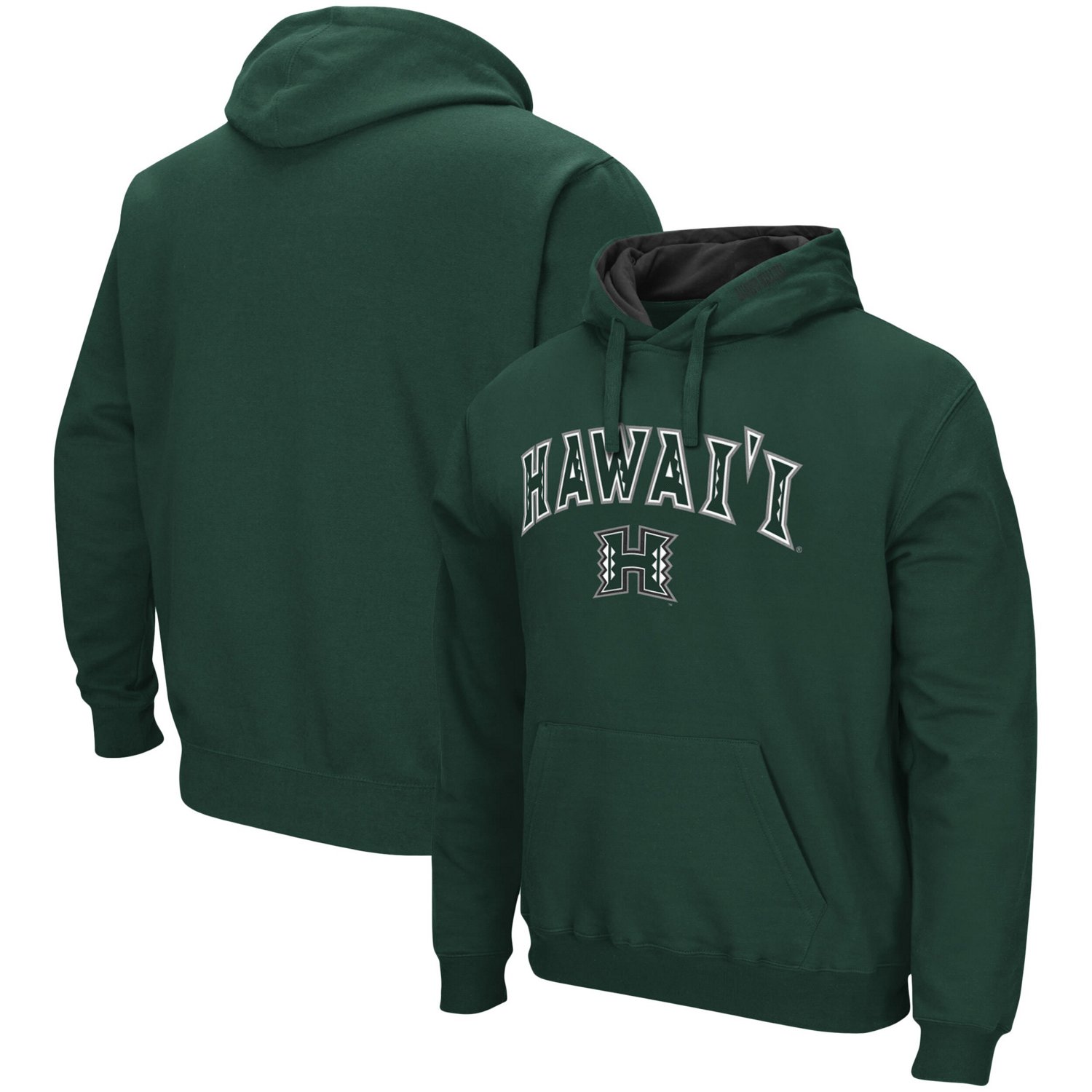 Colosseum Hawaii Warriors Arch and Logo Pullover Hoodie                                                                          - view number 1