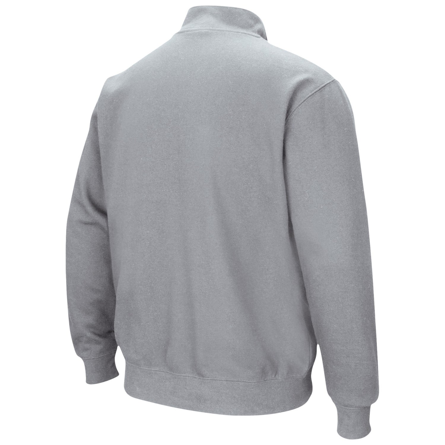 Colosseum Heathered Gray Florida State Seminoles Tortugas Team Logo Quarter-Zip Jacket - view number 3