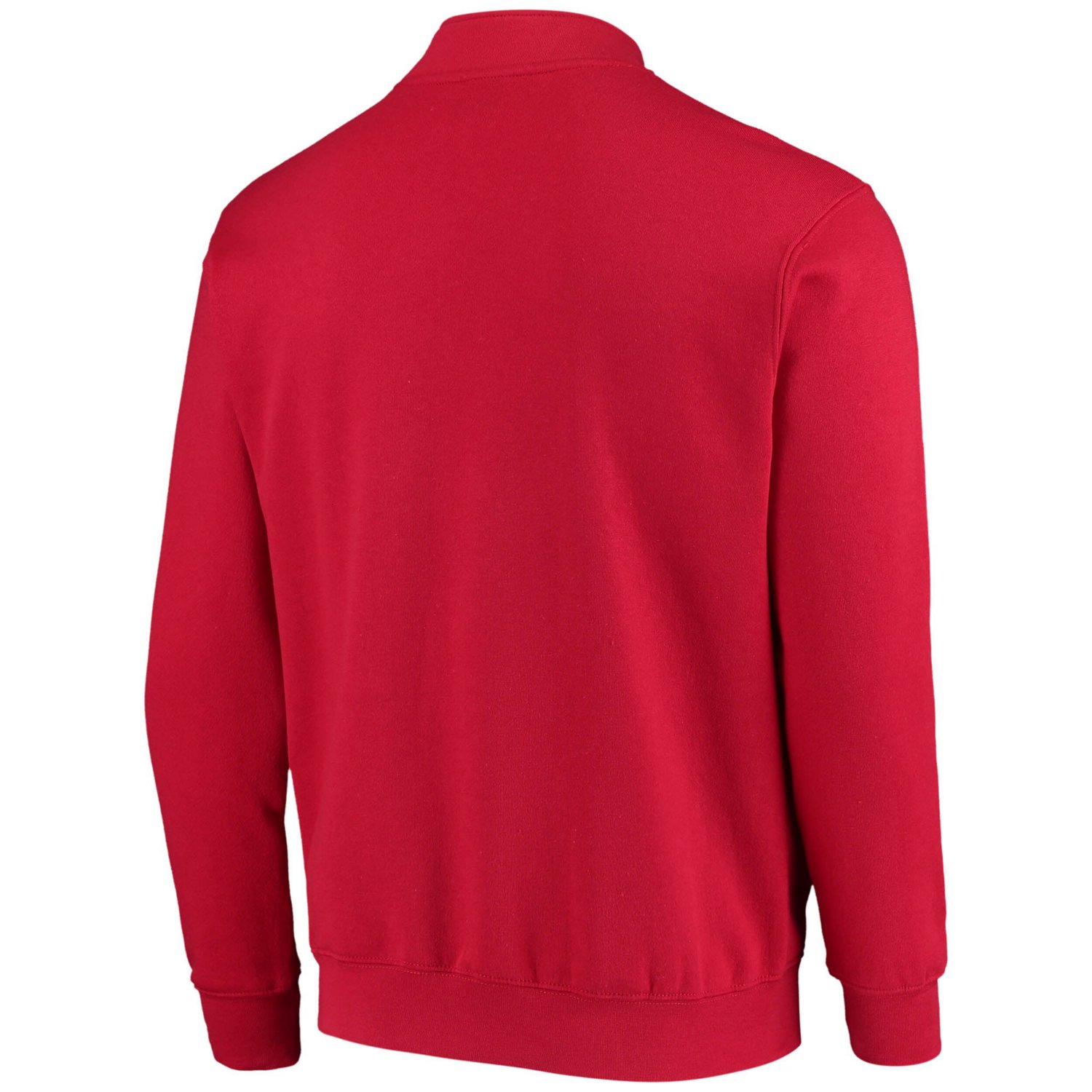 Colosseum Heathered Gray Kansas Jayhawks Tortugas Team Logo Quarter-Zip Jacket - view number 3