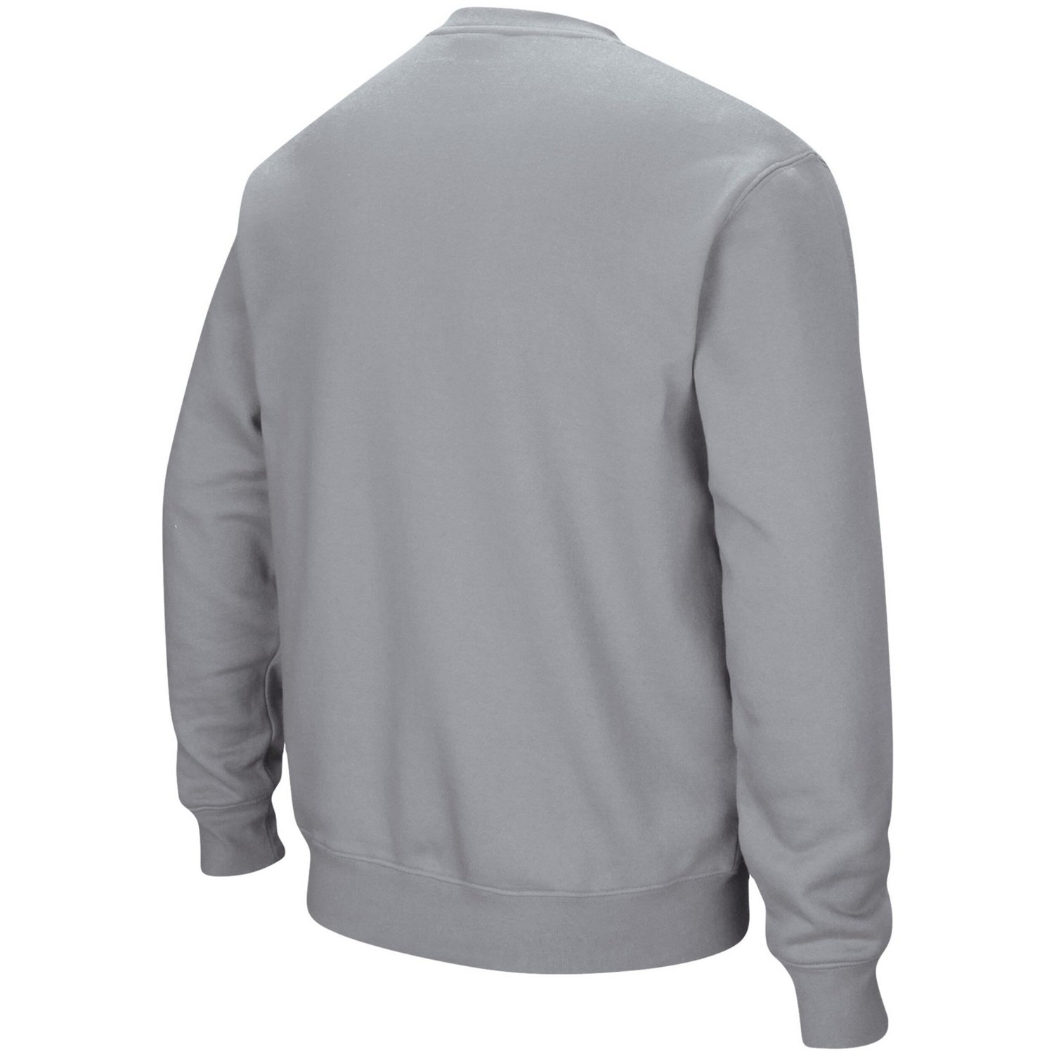 Colosseum Heathered Gray Montana Grizzlies Arch  Logo Tackle Twill Pullover Sweatshirt                                           - view number 3