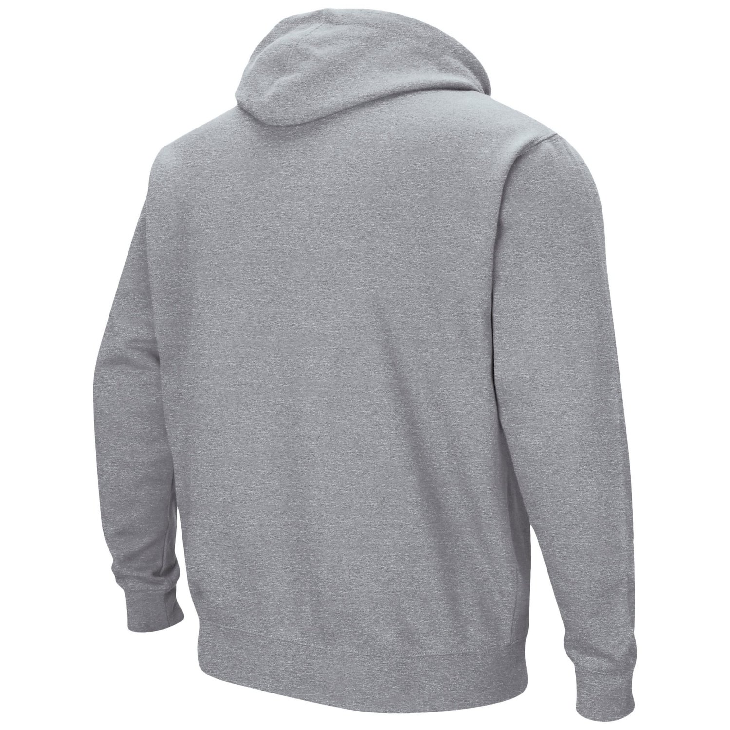 Colosseum Heathered Gray New Mexico Lobos Arch and Logo Pullover Hoodie                                                          - view number 3