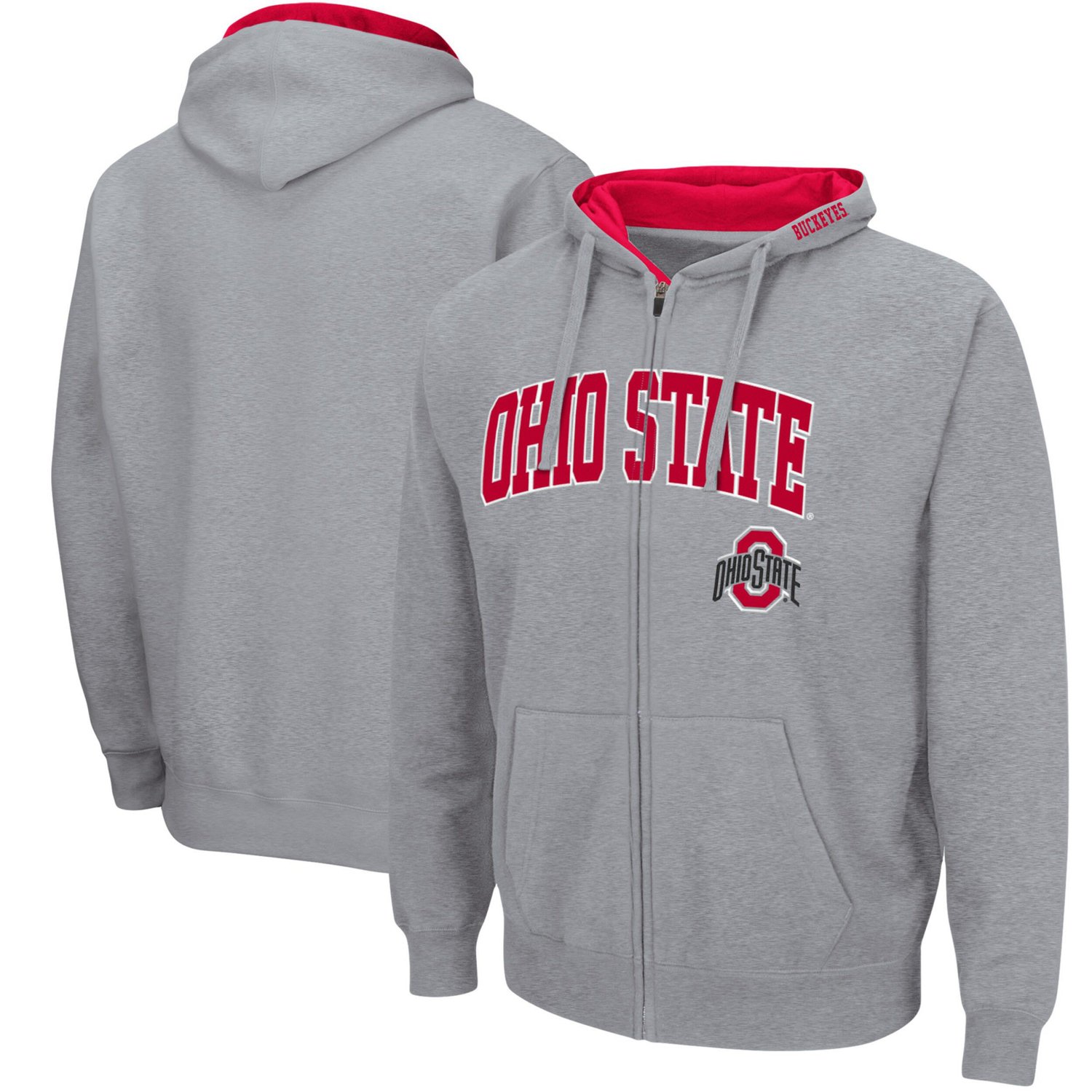 Ohio state buckeyes zip up hoodies hotsell