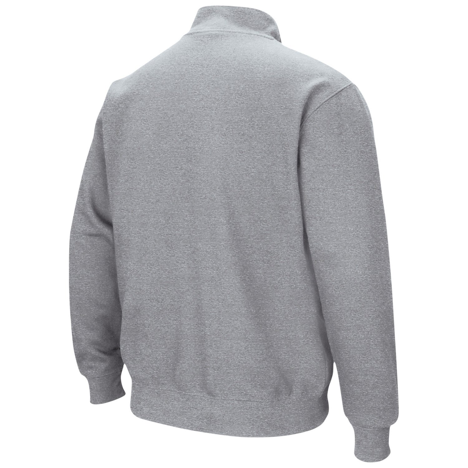 Colosseum Heathered Gray Ole Miss Rebels Tortugas Team Logo Quarter-Zip Jacket - view number 3