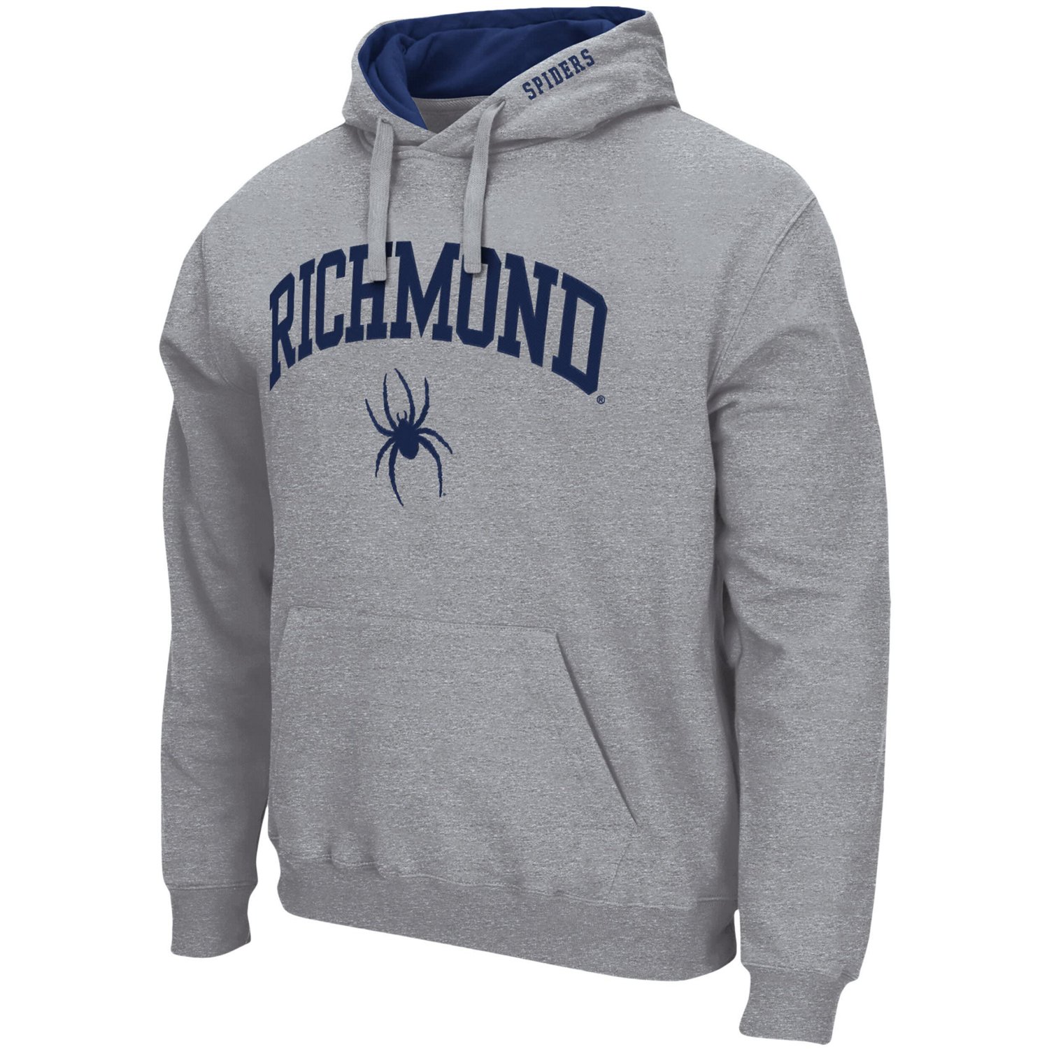 Colosseum Heathered Gray Richmond Spiders Arch and Logo Pullover Hoodie - view number 2