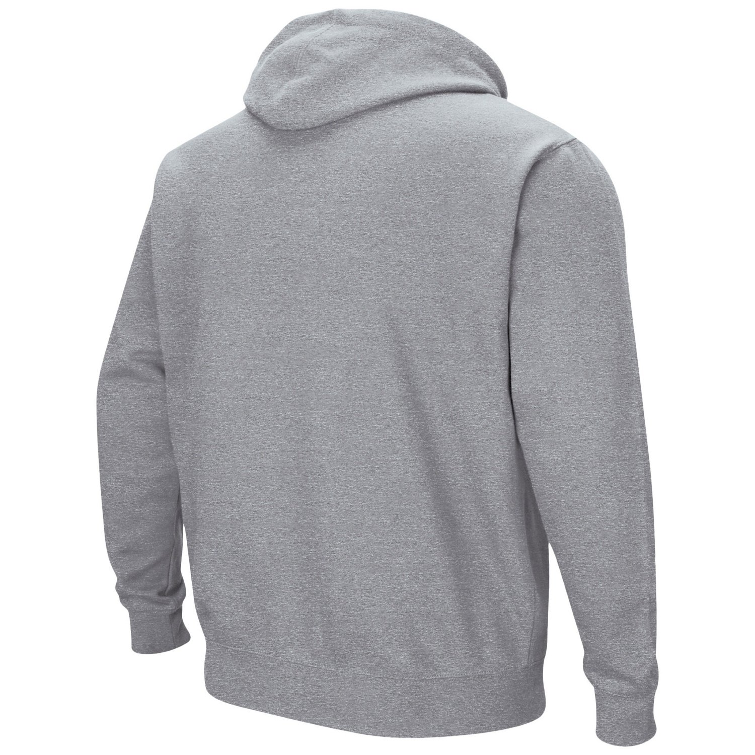 Colosseum Heathered Gray San Diego State Aztecs Arch and Logo Pullover Hoodie - view number 3