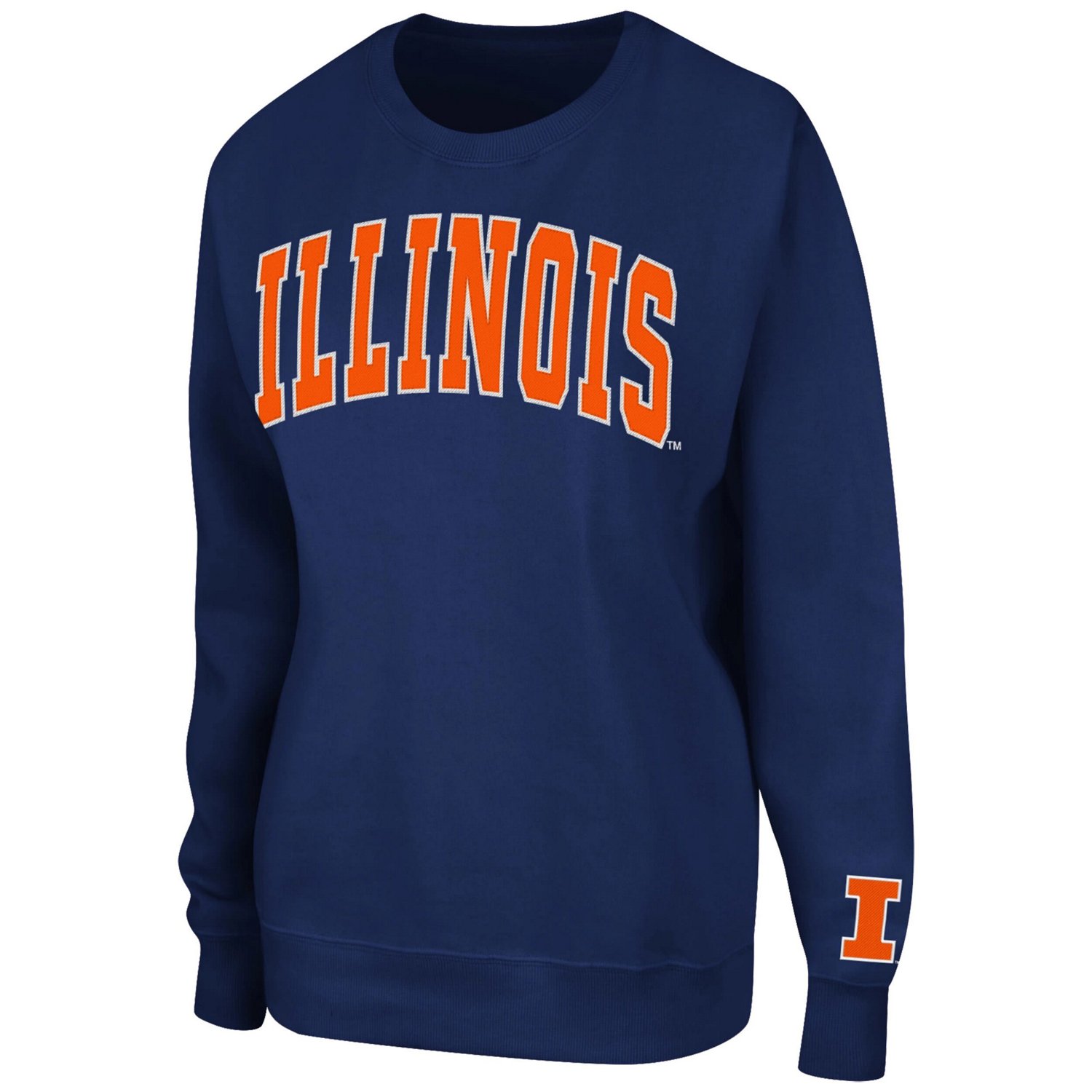 Colosseum Illinois Fighting Illini Campanile Pullover Sweatshirt - view number 2