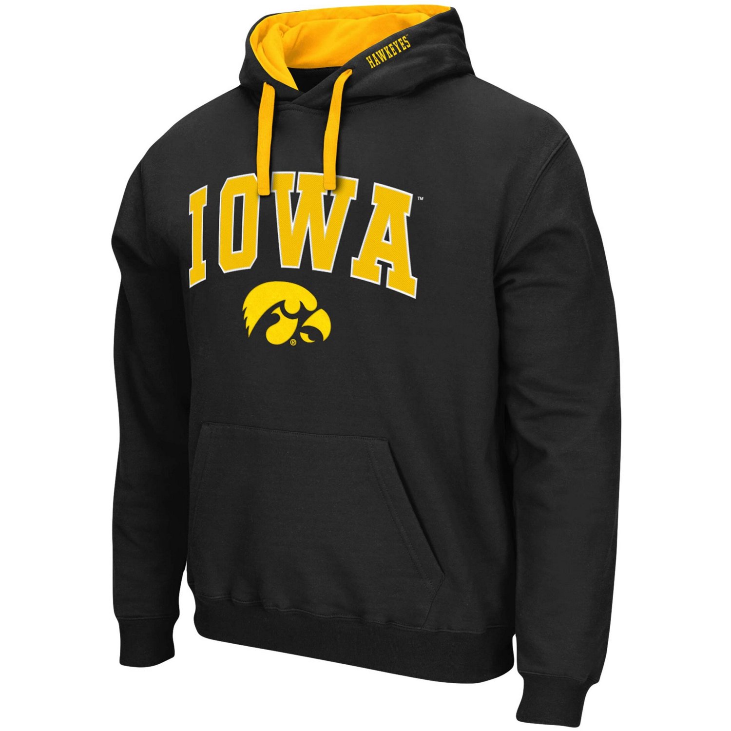 Colosseum Iowa Hawkeyes Big  Tall Arch  Logo 20 Pullover Hoodie - view number 2