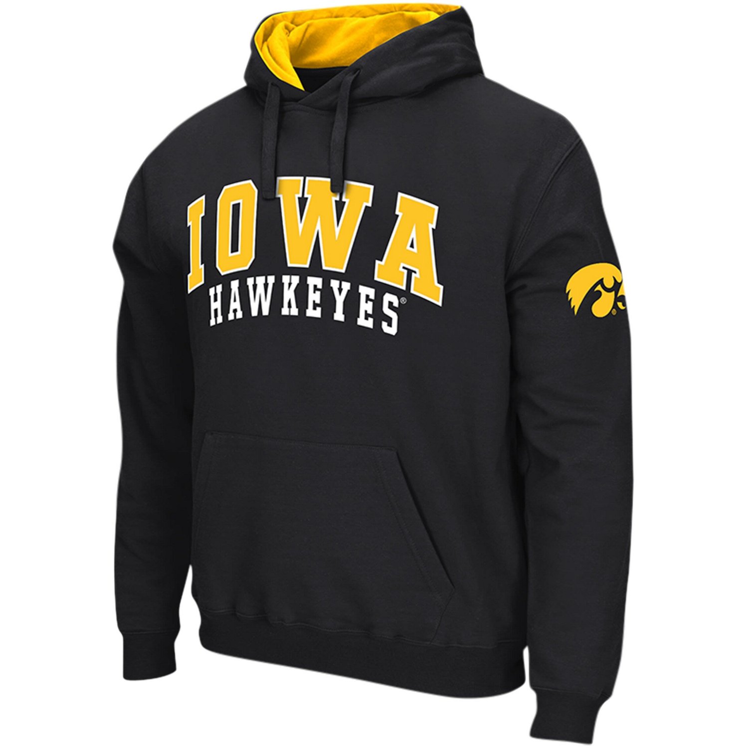 Colosseum Iowa Hawkeyes Double Arch Pullover Hoodie                                                                              - view number 2