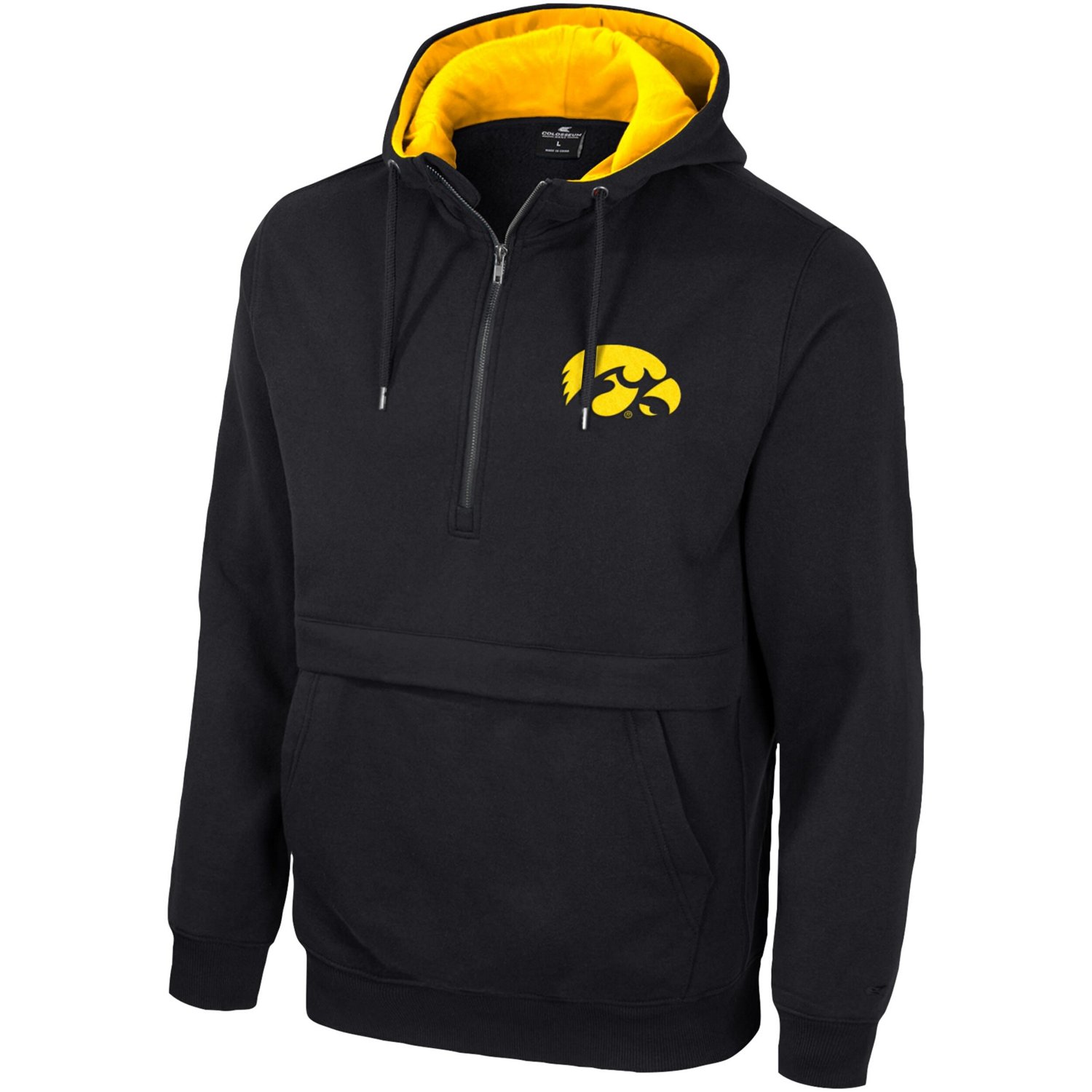 Colosseum Iowa Hawkeyes Half-Zip Hoodie                                                                                          - view number 2