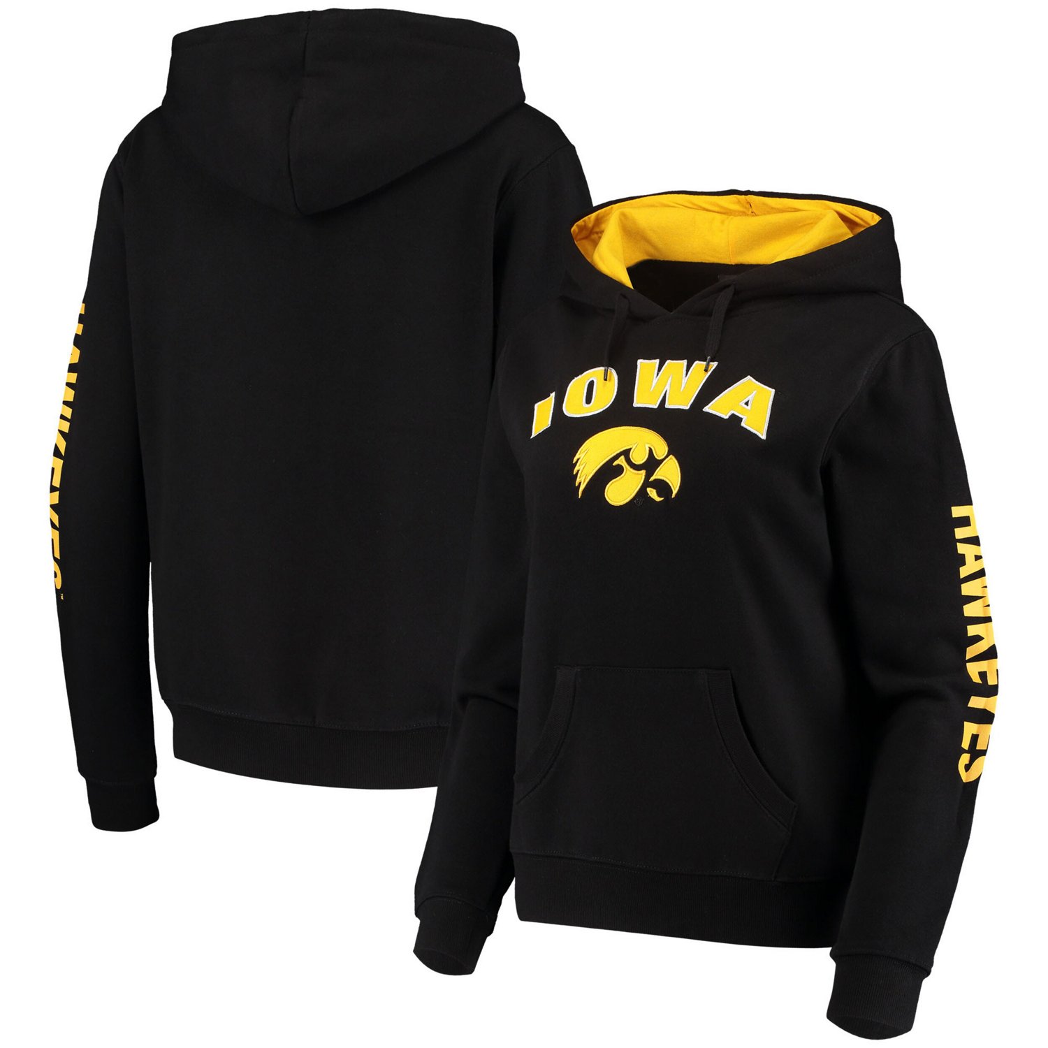 Colosseum Iowa Hawkeyes Loud and Proud Pullover Hoodie - view number 1