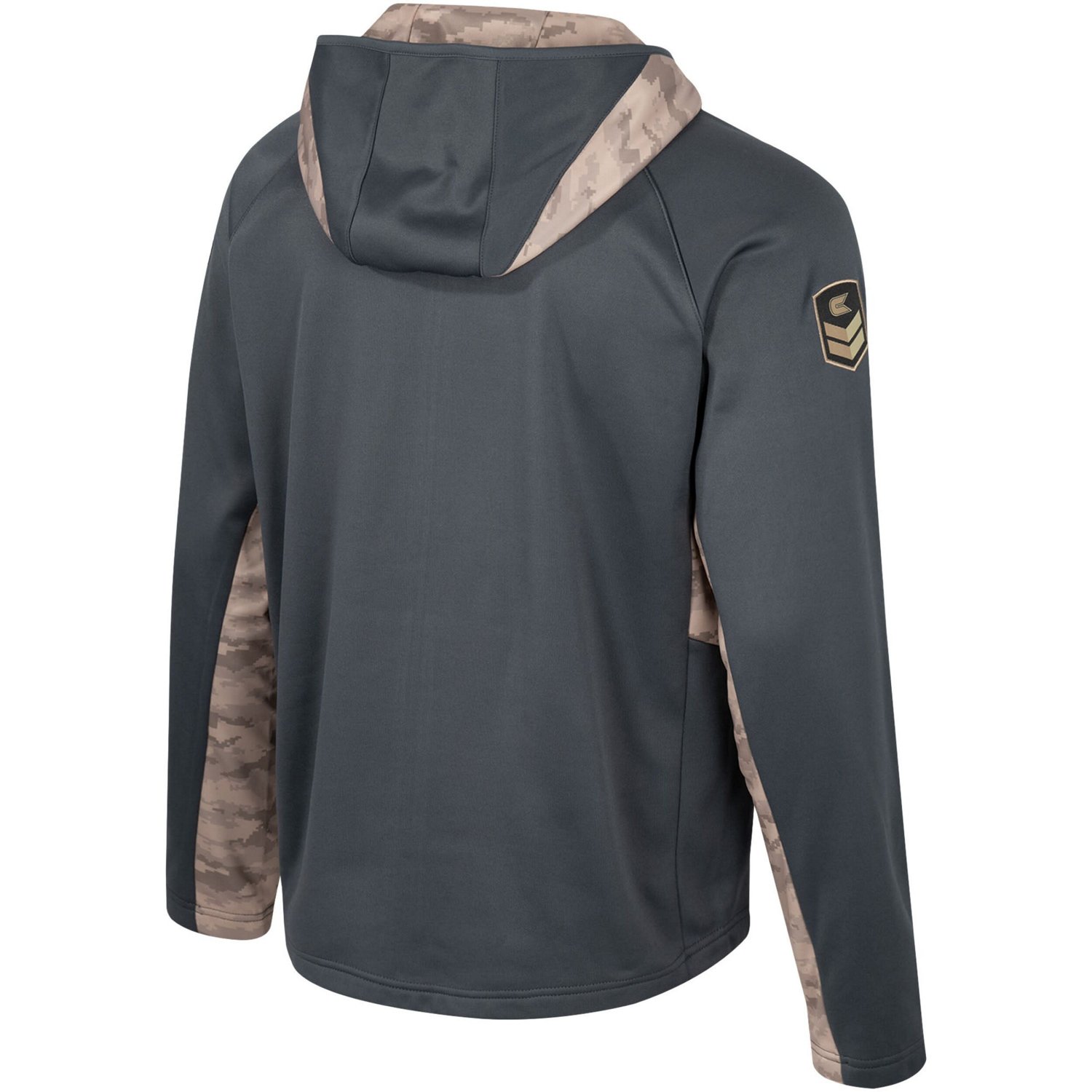 Colosseum Iowa Hawkeyes OHT Military Appreciation Camo Raglan Full-Zip Hoodie                                                    - view number 3