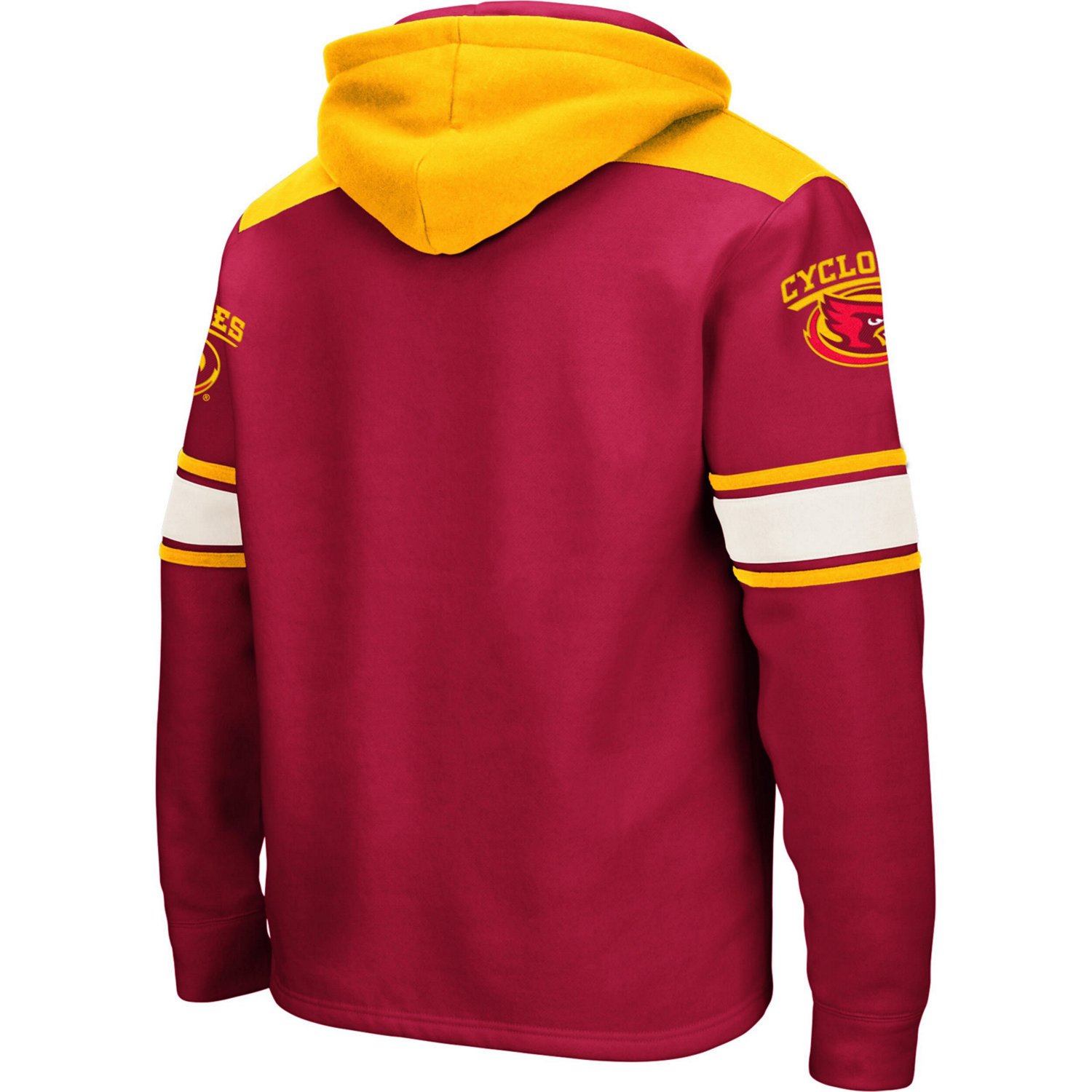 Colosseum Iowa State Cyclones 20 Lace-Up Pullover Hoodie                                                                         - view number 4