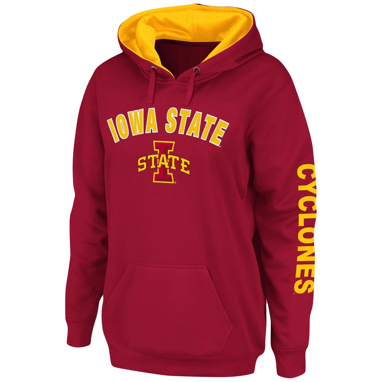 Colosseum Iowa State Cyclones Loud and Proud Pullover Hoodie - view number 2