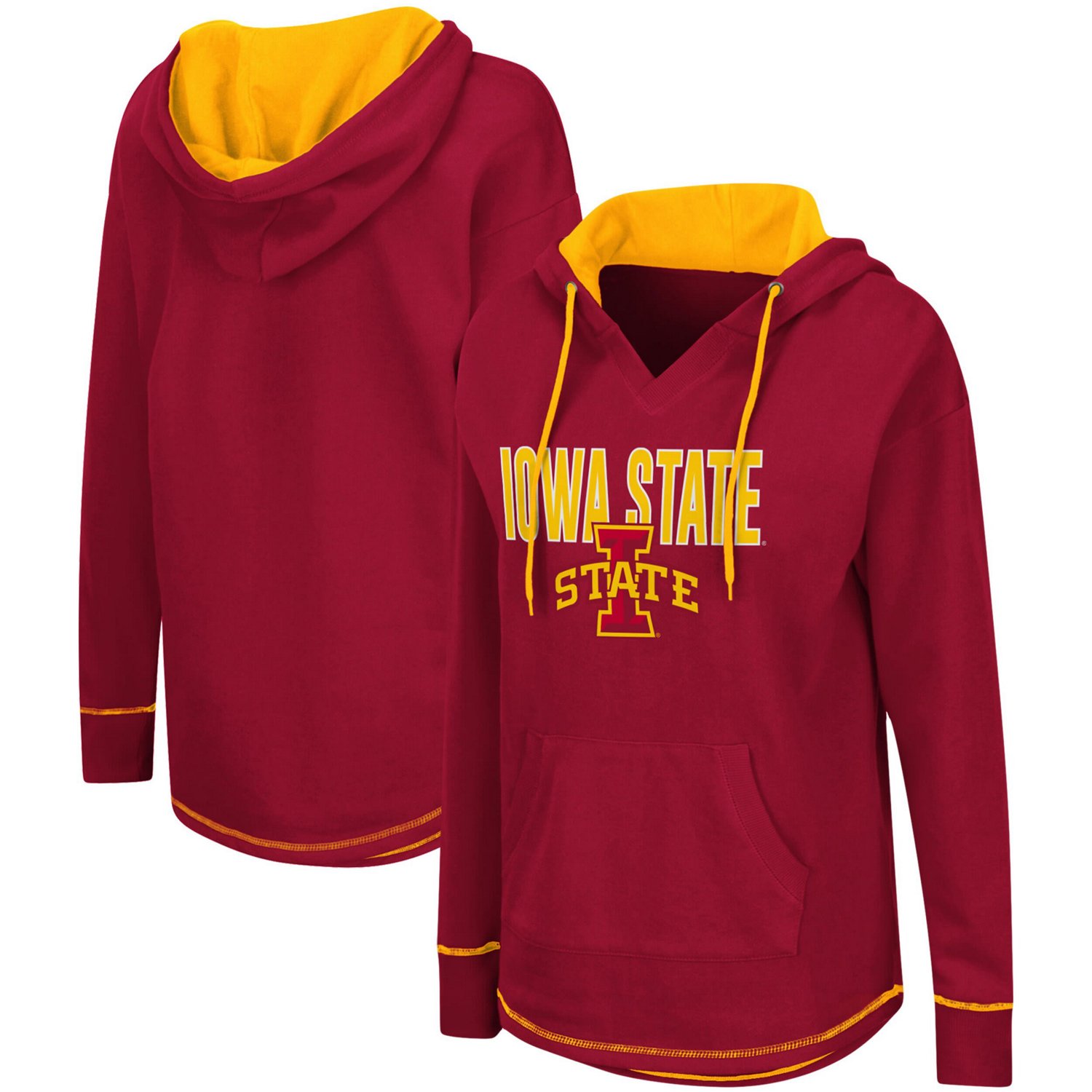 Colosseum Iowa State Cyclones Tunic Pullover Hoodie