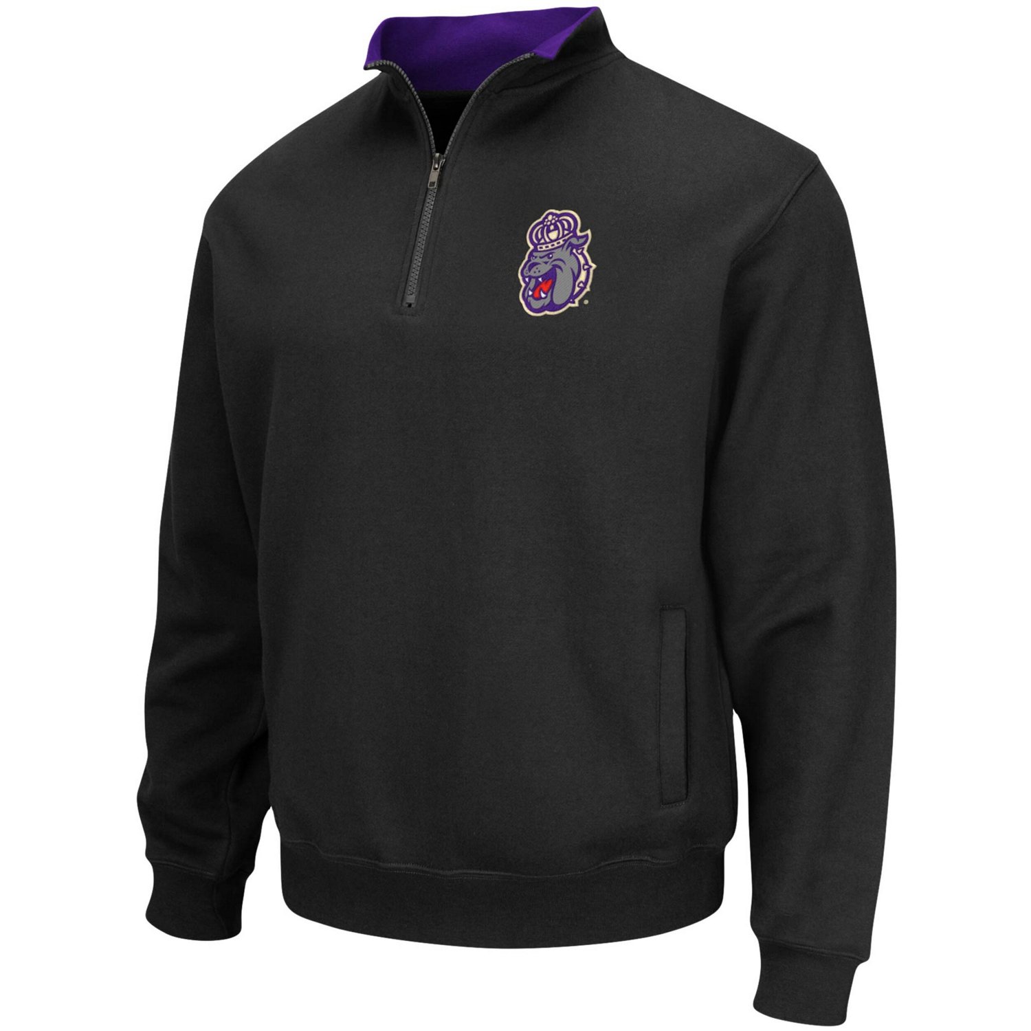Colosseum James Madison Dukes Tortugas Logo Quarter-Zip Jacket                                                                   - view number 2