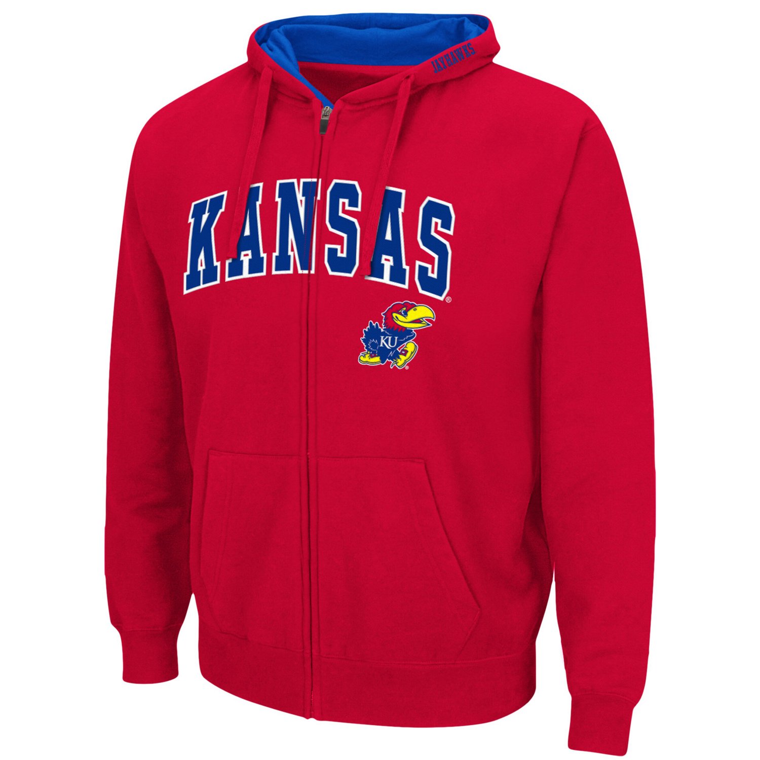 Colosseum Kansas Jayhawks Arch  Logo 30 Full-Zip Hoodie - view number 2