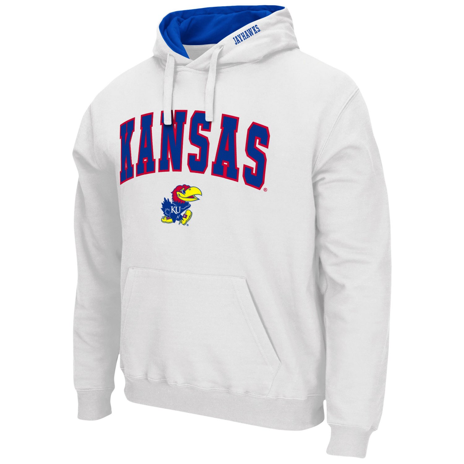 Colosseum Kansas Jayhawks Arch  Logo 30 Pullover Hoodie                                                                          - view number 2