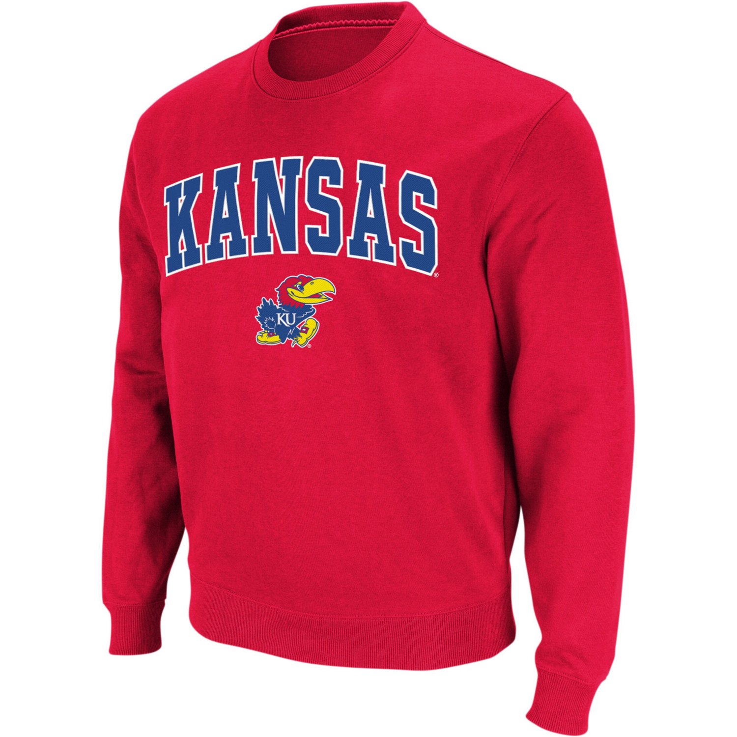 Colosseum Kansas Jayhawks Arch  Logo Crew Neck Sweatshirt - view number 2