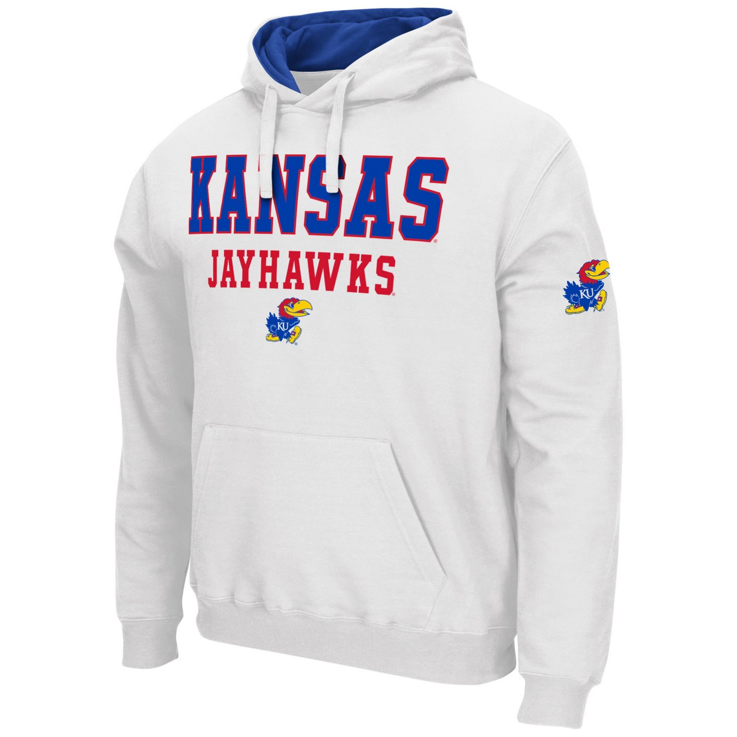 Colosseum Kansas Jayhawks Sunrise Pullover Hoodie - view number 2