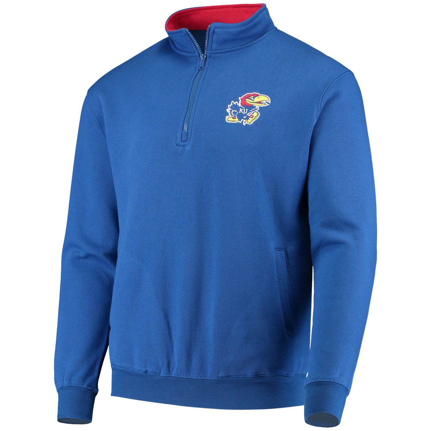 Colosseum Kansas Jayhawks Tortugas Logo Quarter-Zip Jacket - view number 2