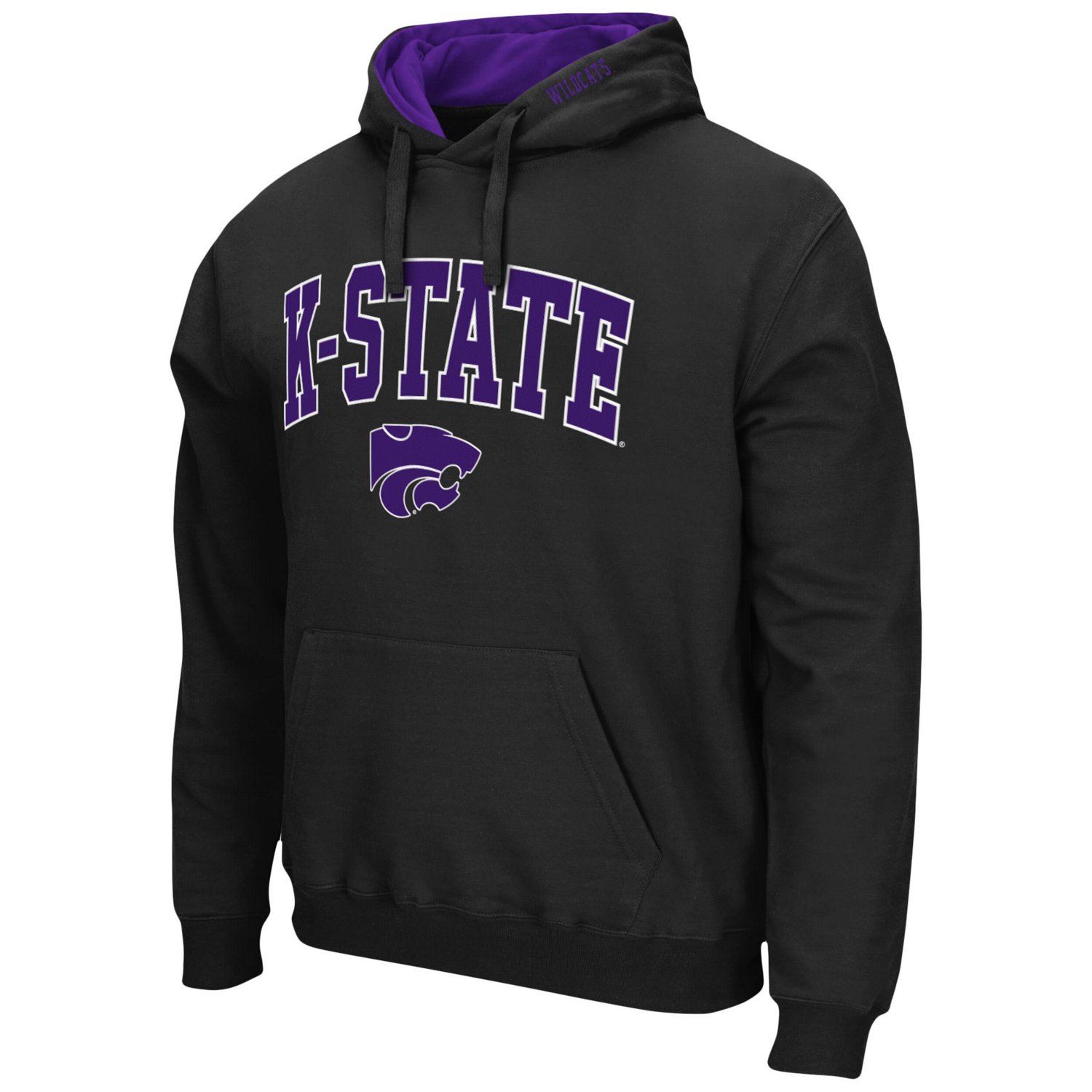 Colosseum Kansas State Wildcats Arch  Logo 30 Pullover Hoodie                                                                    - view number 2