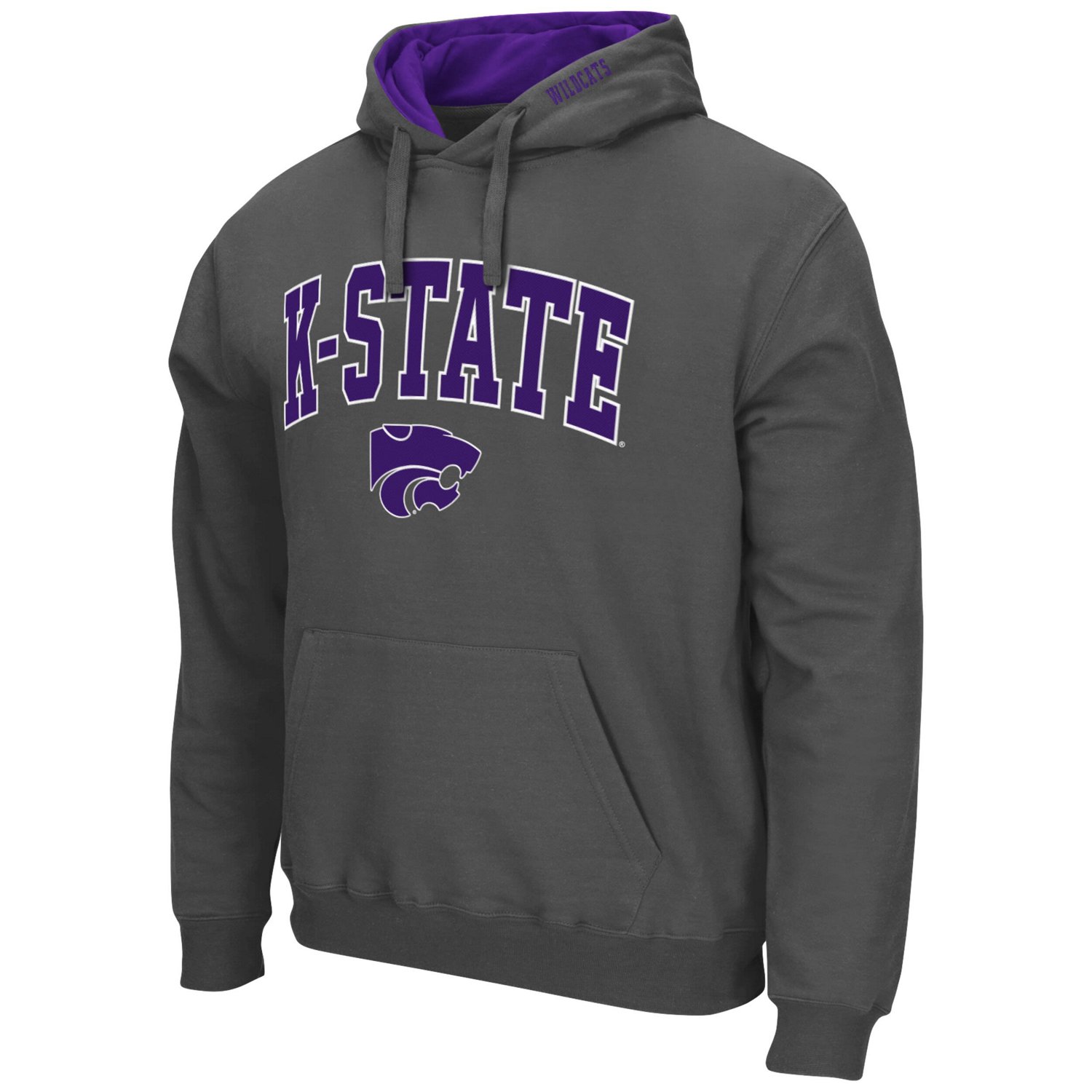 Colosseum Kansas State Wildcats Arch  Logo 30 Pullover Hoodie                                                                    - view number 2