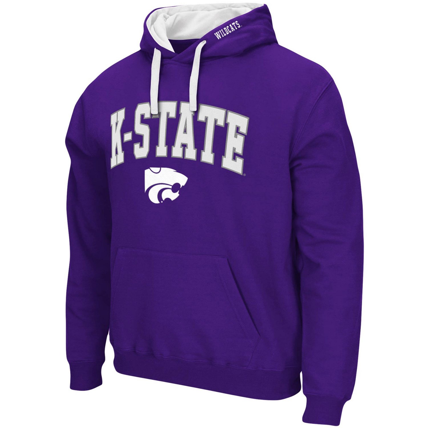 Colosseum Kansas State Wildcats Big  Tall Arch  Logo 20 Pullover Hoodie - view number 2