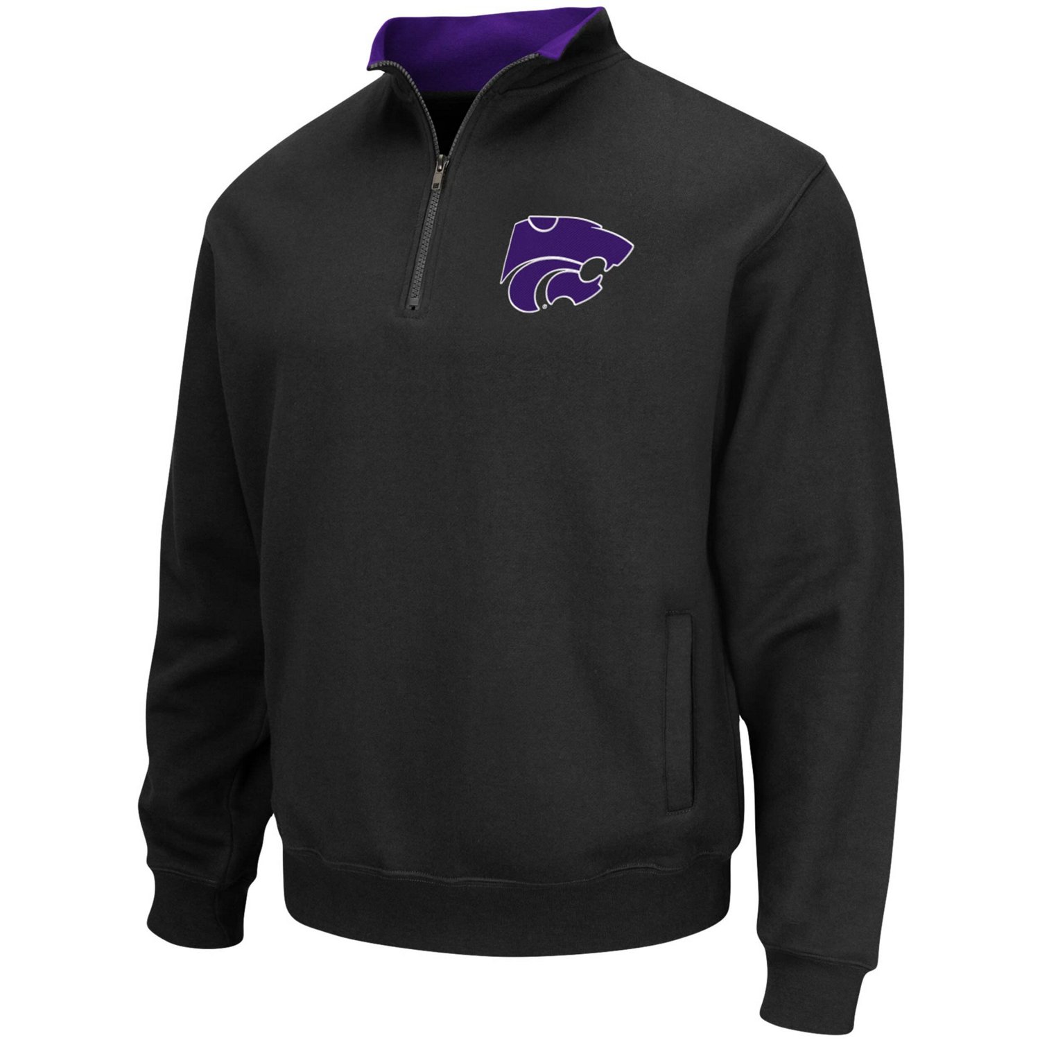 Colosseum Kansas State Wildcats Tortugas Logo Quarter-Zip Jacket                                                                 - view number 2