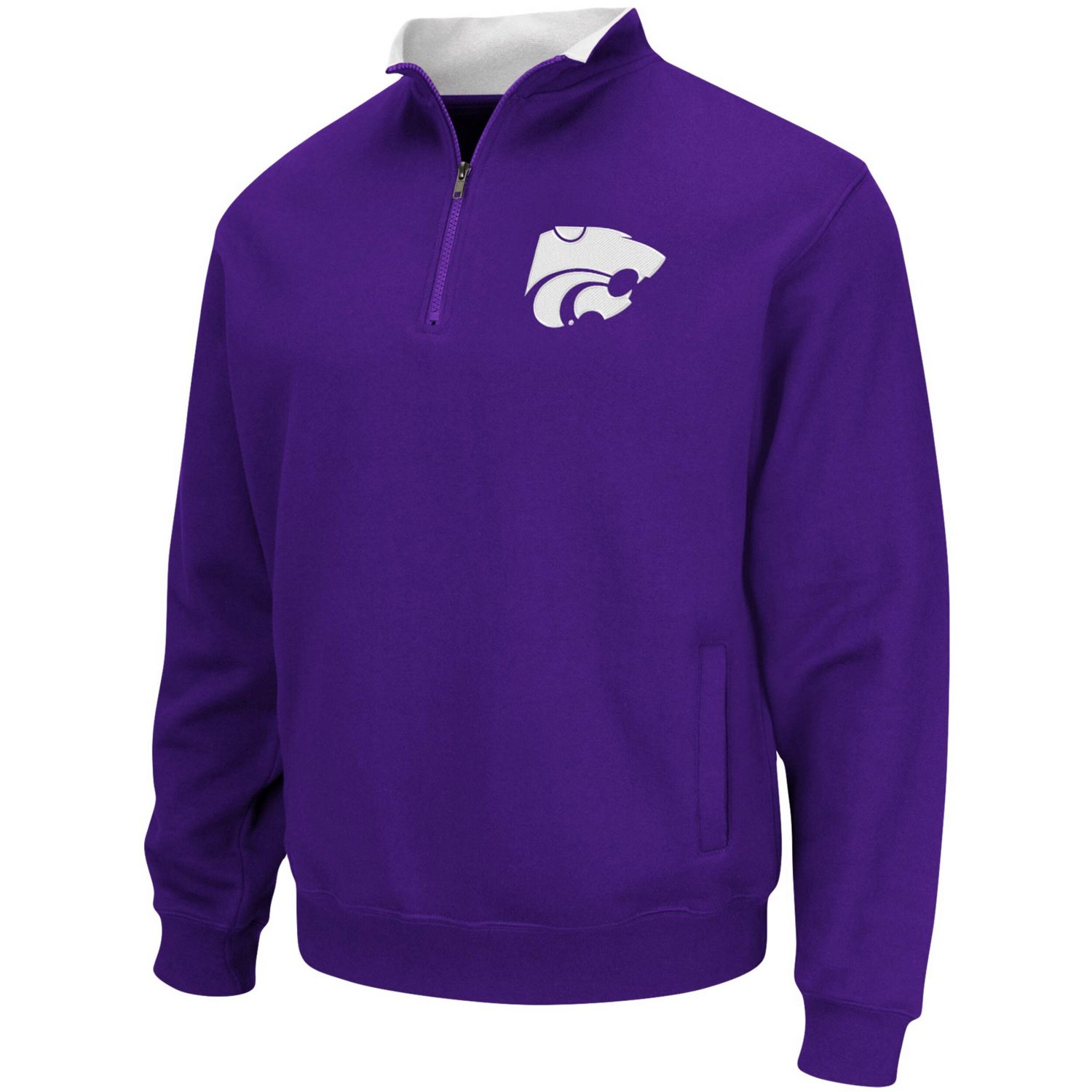 Colosseum Kansas State Wildcats Tortugas Logo Quarter-Zip Jacket - view number 2