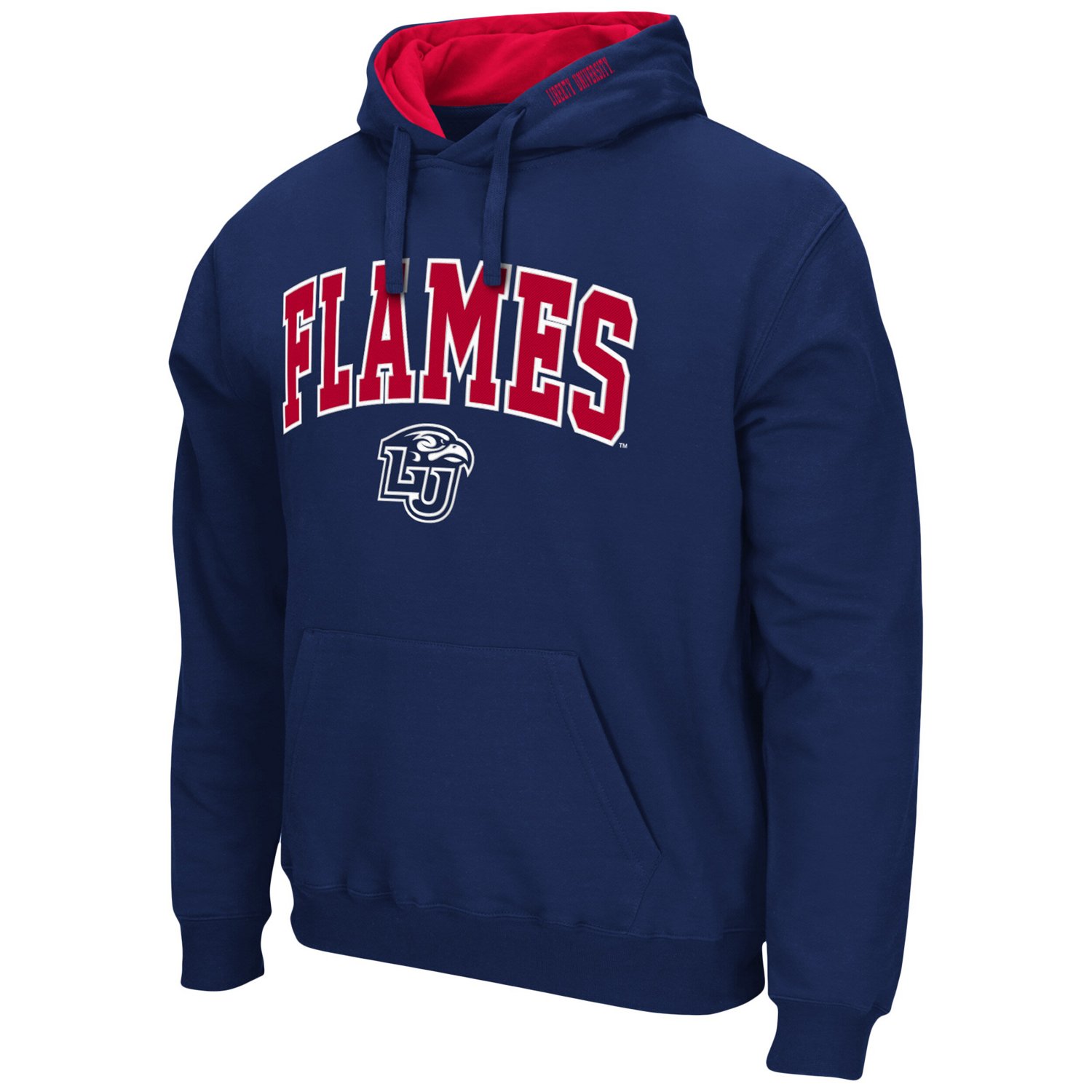 Colosseum Liberty Flames Arch and Logo Pullover Hoodie                                                                           - view number 2