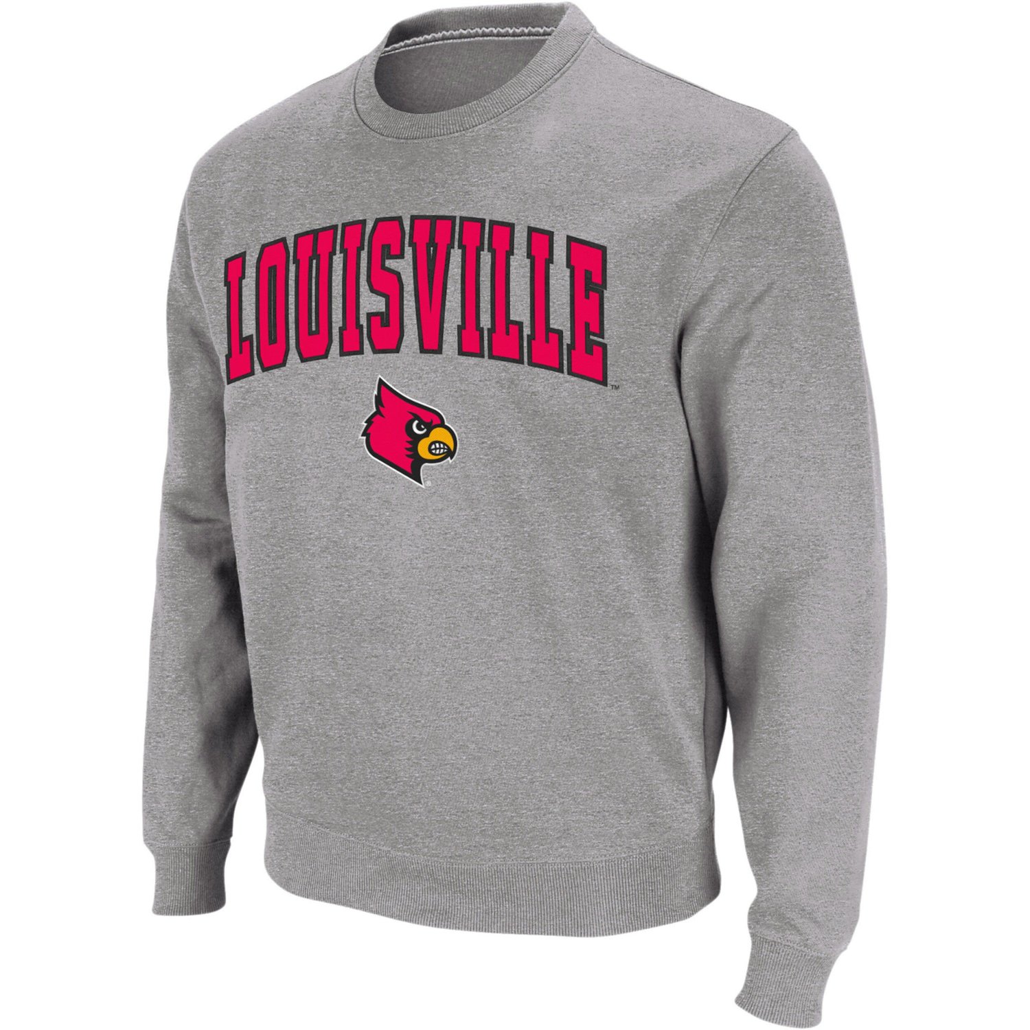 Colosseum Louisville Cardinals Arch  Logo Crew Neck Sweatshirt                                                                   - view number 2