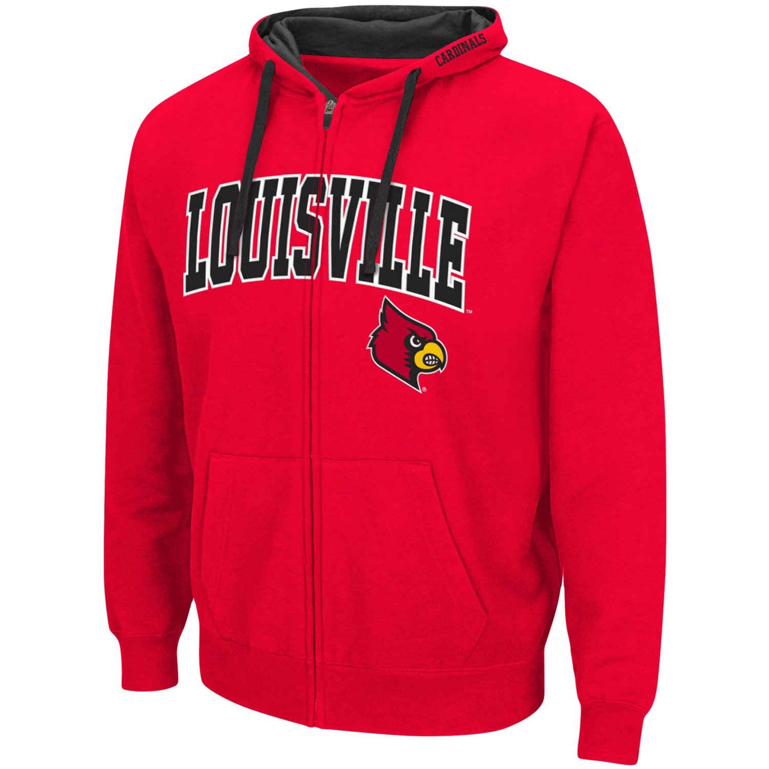Colosseum Louisville Cardinals Big  Tall Full-Zip Hoodie - view number 2