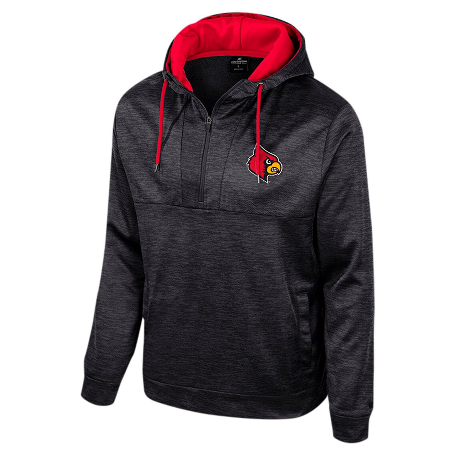 Colosseum Louisville Cardinals Cypher Half-Zip Hoodie                                                                            - view number 2