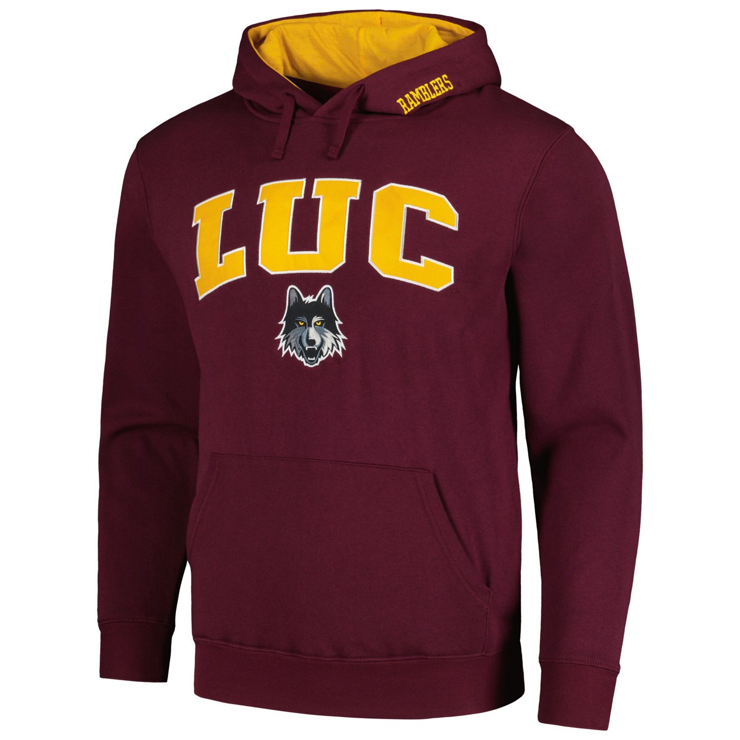 Colosseum Loyola Chicago Ramblers Isle Pullover Hoodie - view number 2