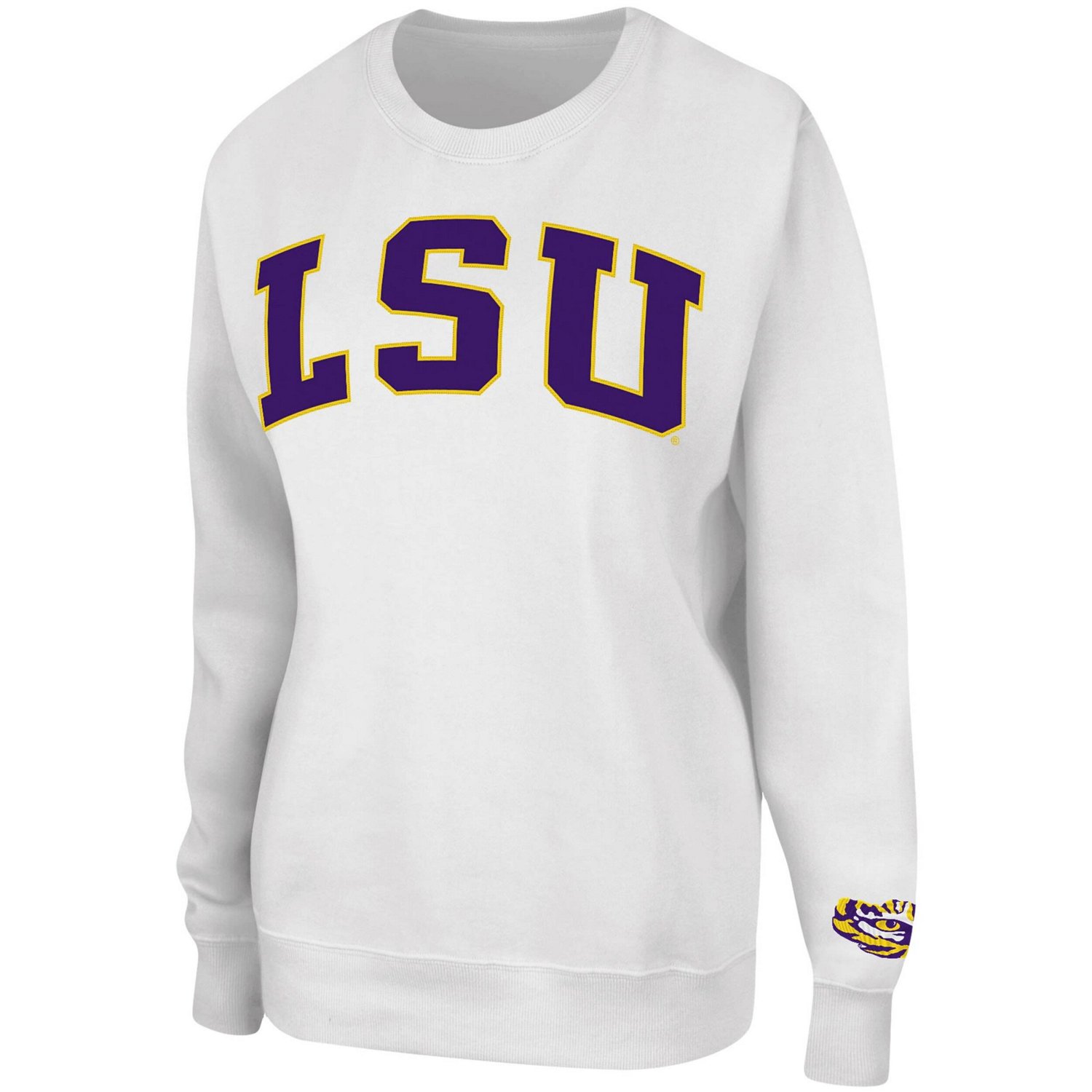 Colosseum LSU Tigers Campanile Pullover Sweatshirt - view number 2