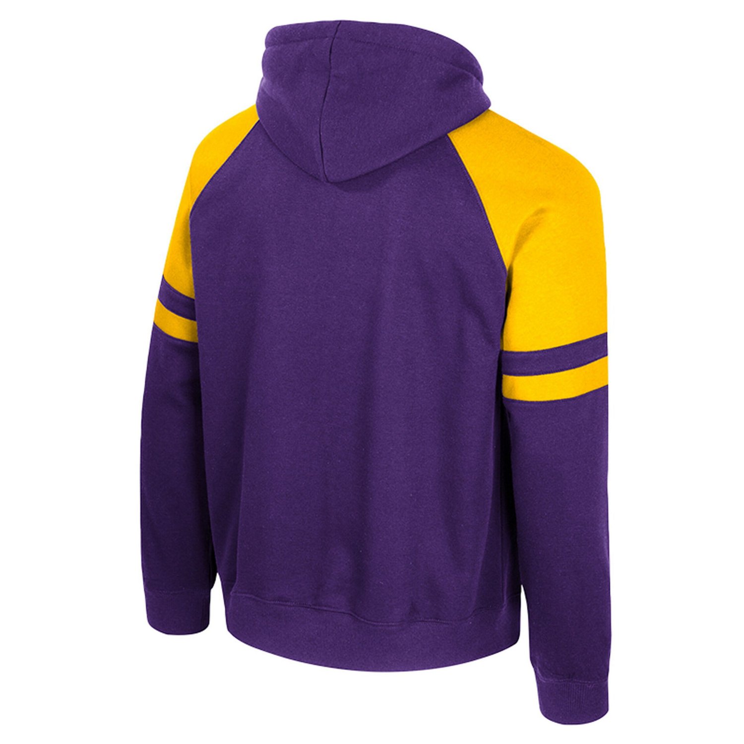 Colosseum LSU Tigers Todd Raglan Pullover Hoodie - view number 3