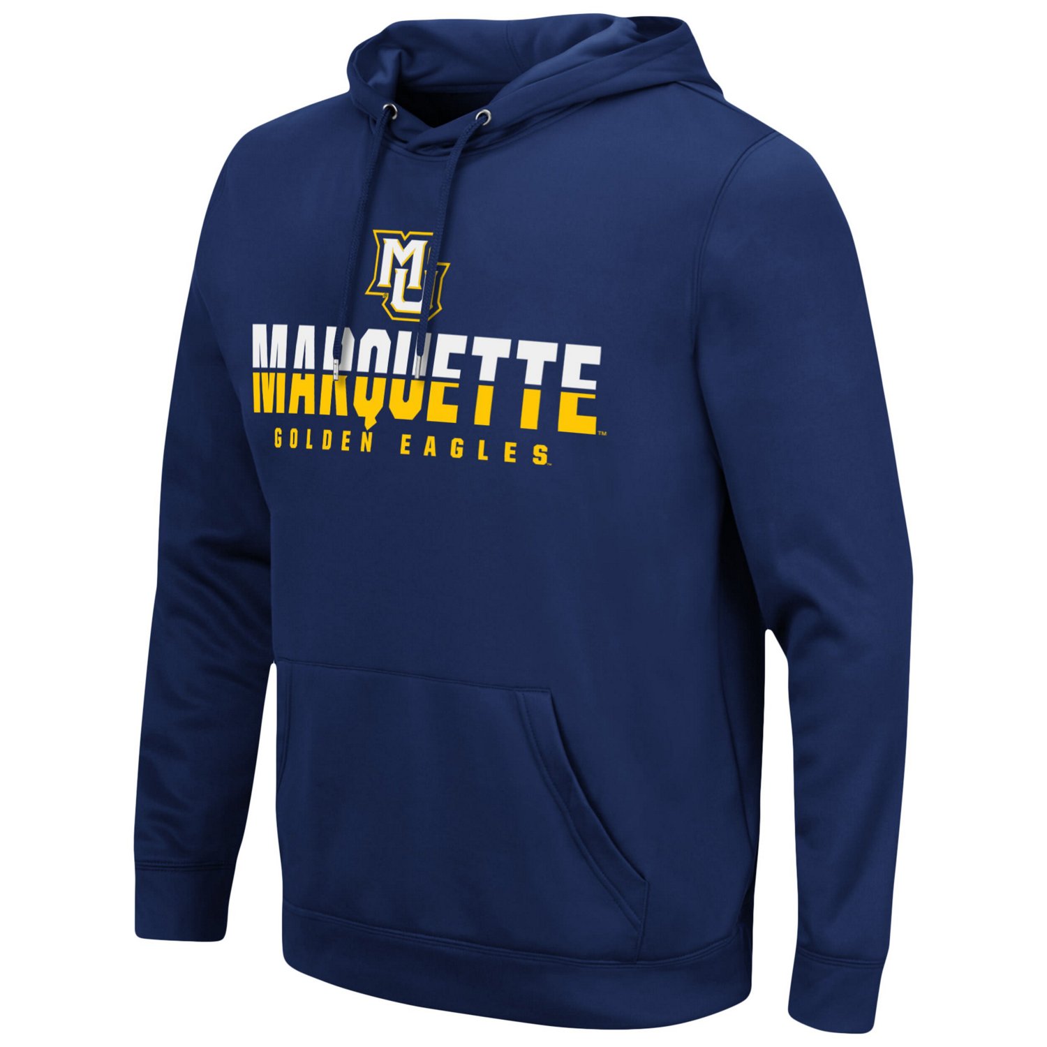 Colosseum Marquette Golden Eagles Lantern Pullover Hoodie                                                                        - view number 2
