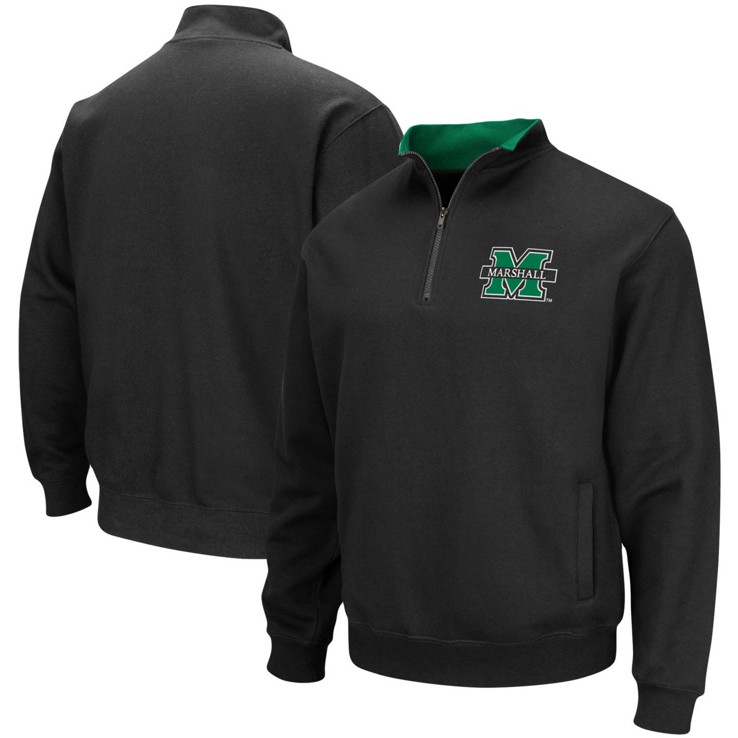Colosseum Marshall Thundering Herd Tortugas Logo Quarter-Zip Jacket