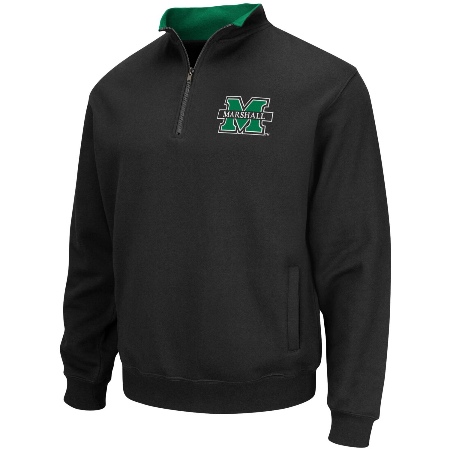 Colosseum Marshall Thundering Herd Tortugas Logo Quarter-Zip Jacket