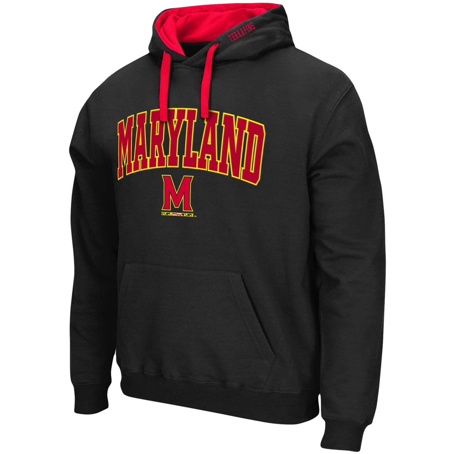 Colosseum Maryland Terrapins Big  Tall Arch  Logo 20 Pullover Hoodie - view number 2