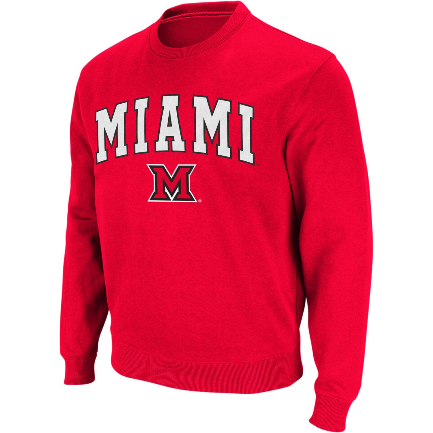 Colosseum Miami University Hawks Arch  Logo Crew Neck Sweatshirt - view number 2