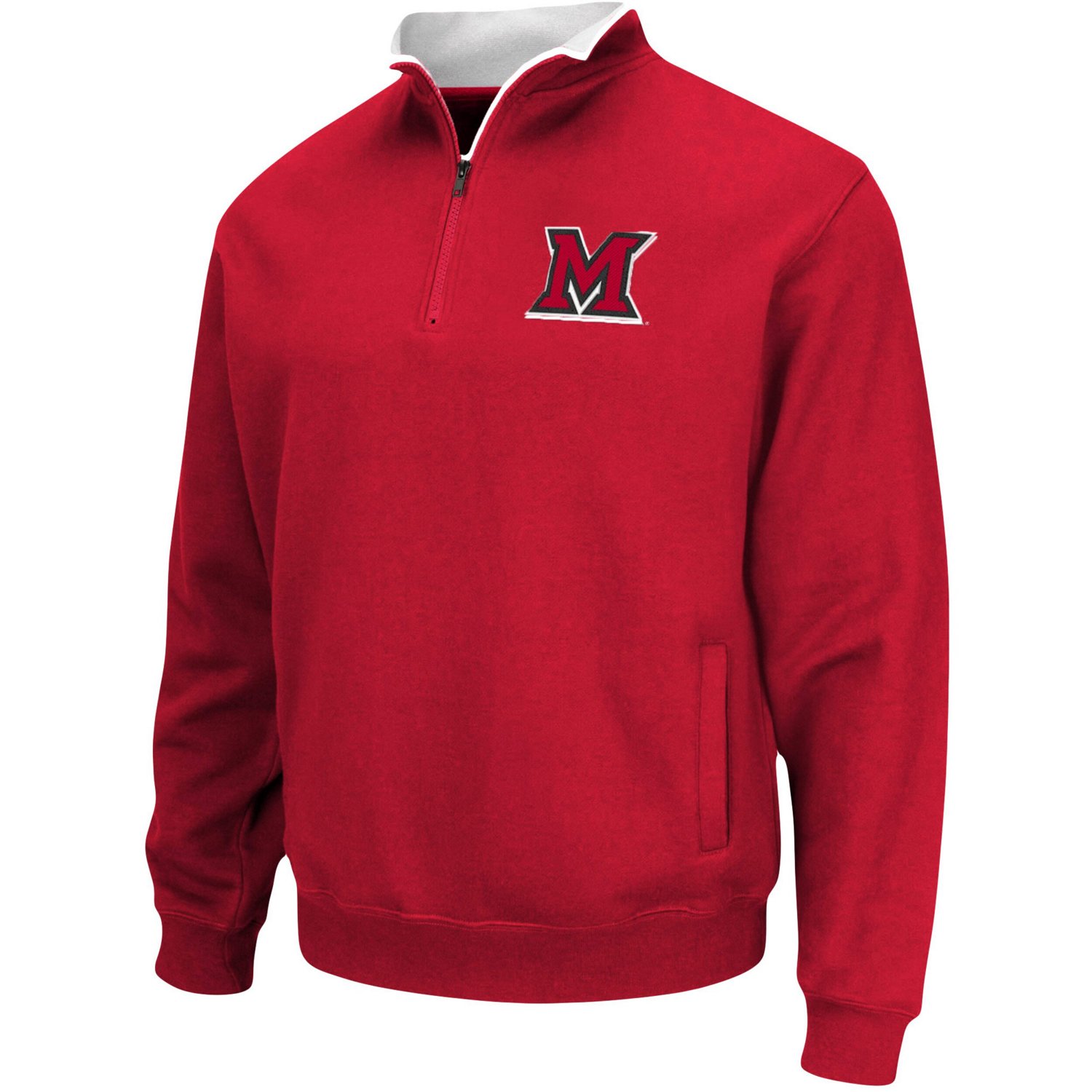 Colosseum Miami University Hawks Tortugas Logo Quarter-Zip Jacket                                                                - view number 2