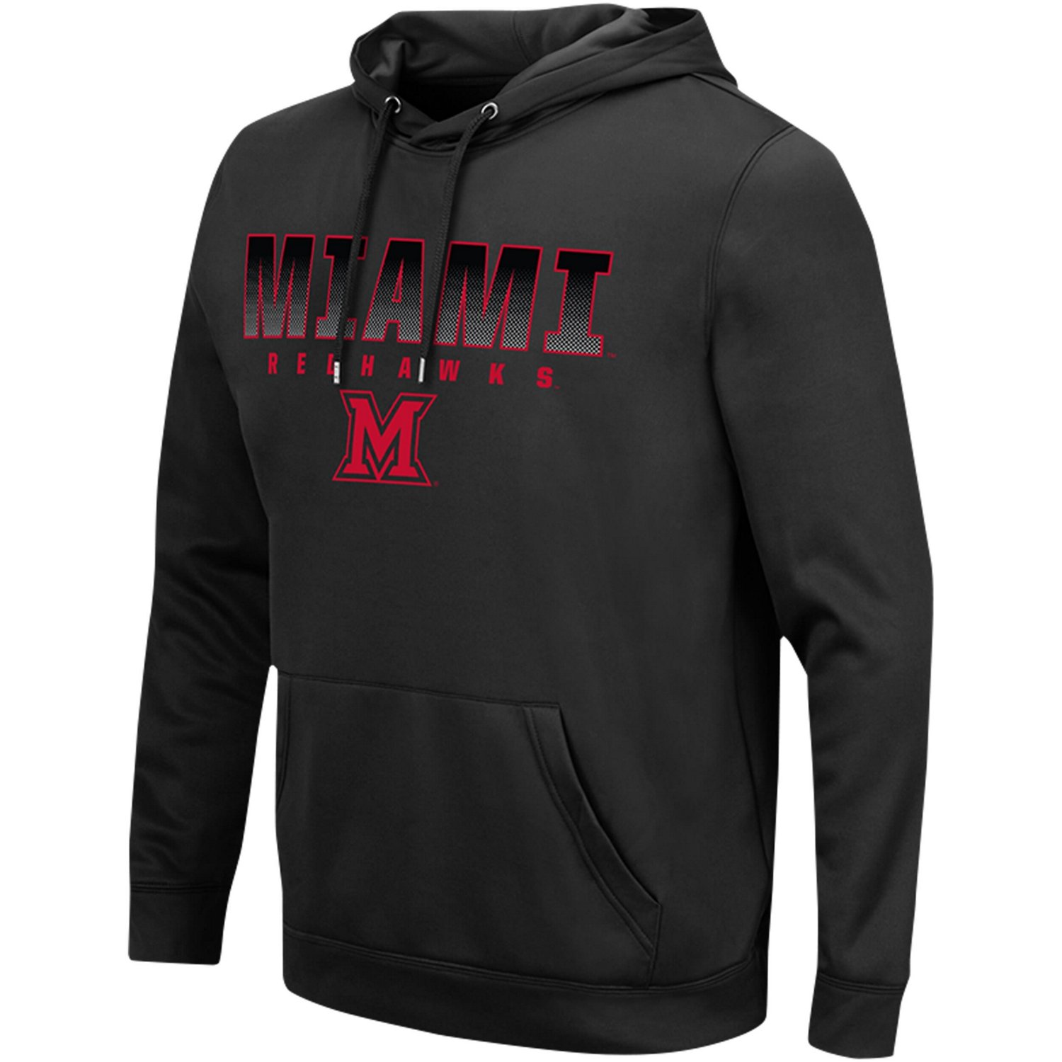 Colosseum Miami University RedHawks Blackout 30 Pullover Hoodie - view number 2