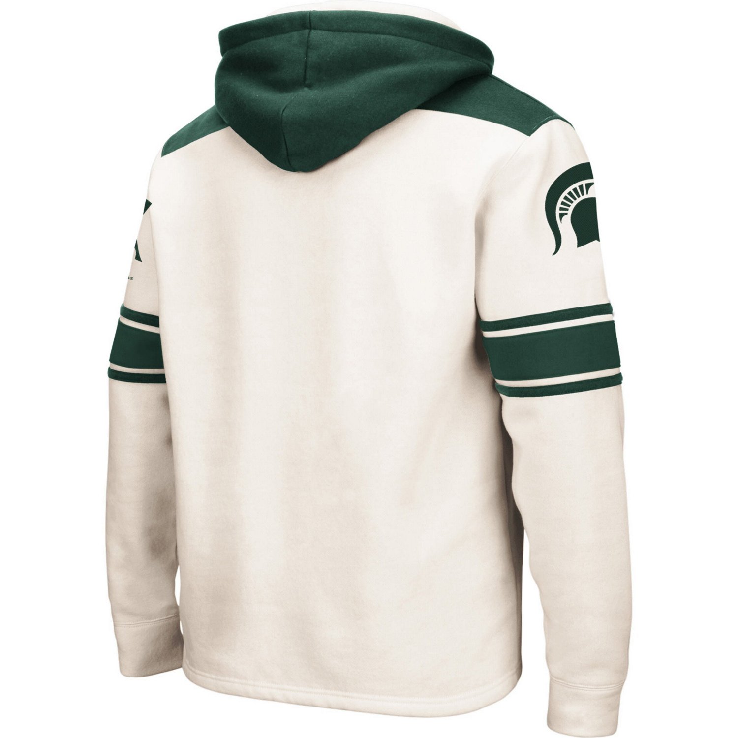 Colosseum Michigan State Spartans 20 Lace-Up Pullover Hoodie - view number 4