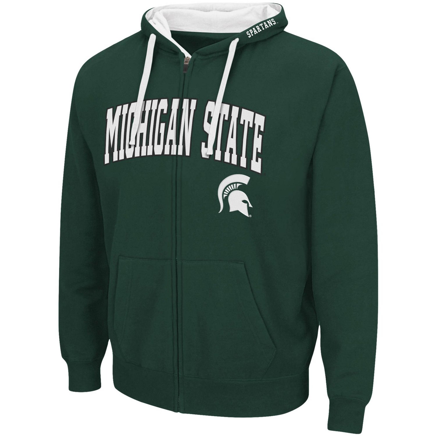 Colosseum Michigan State Spartans Big  Tall Full-Zip Hoodie - view number 2