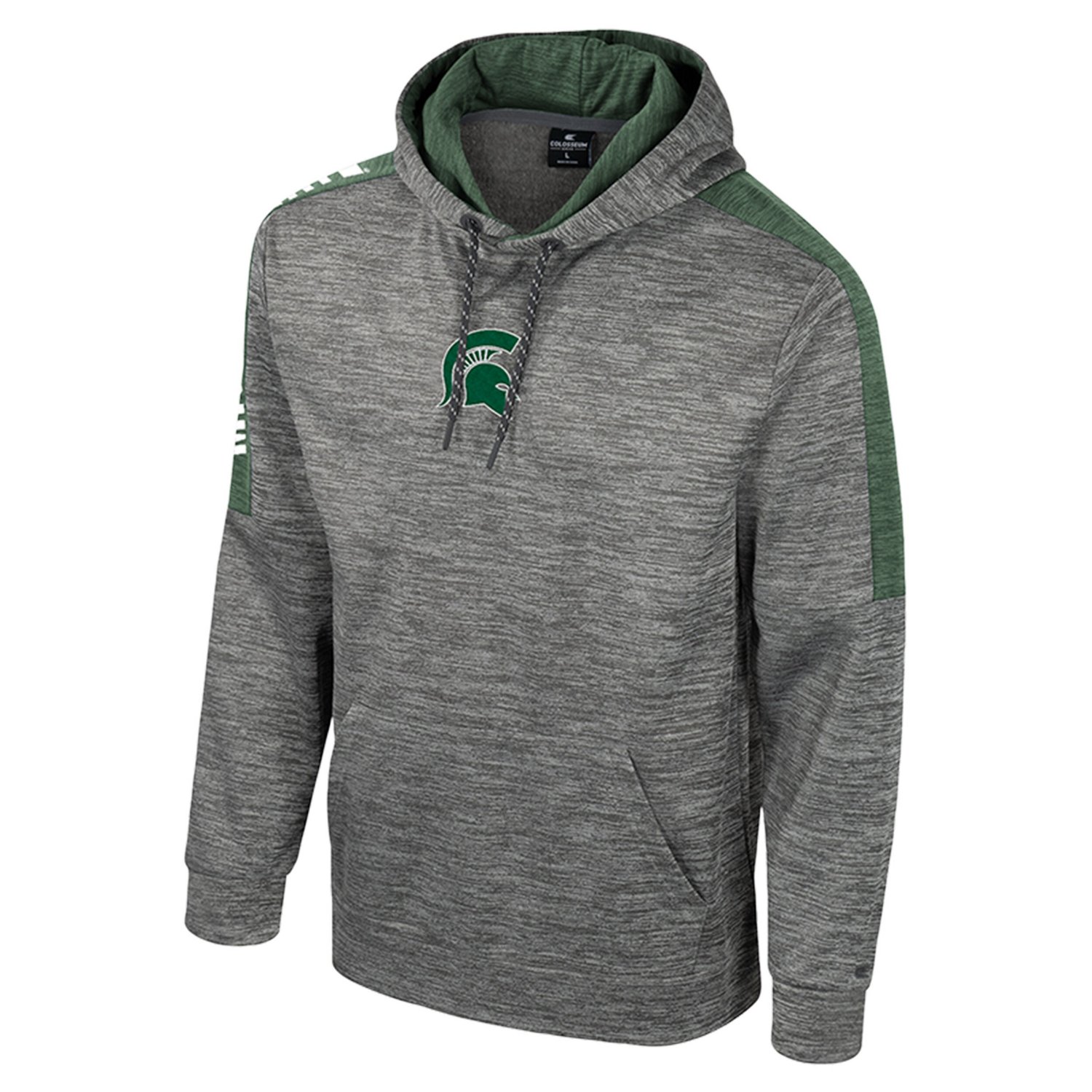 Colosseum Michigan State Spartans Dozer Pullover Hoodie - view number 2