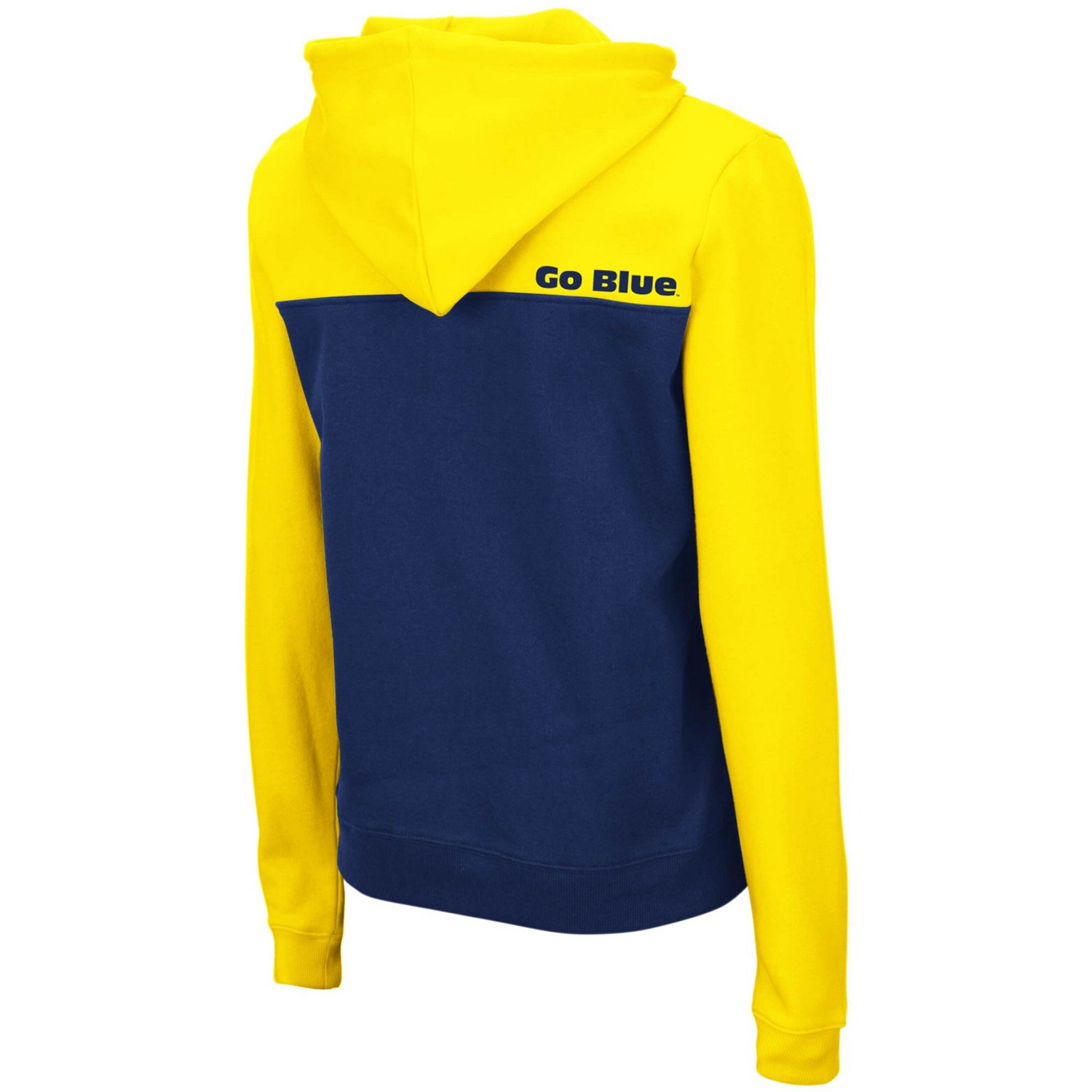 Colosseum Michigan Wolverines Aidan Lightweight Half-Zip Hoodie - view number 3