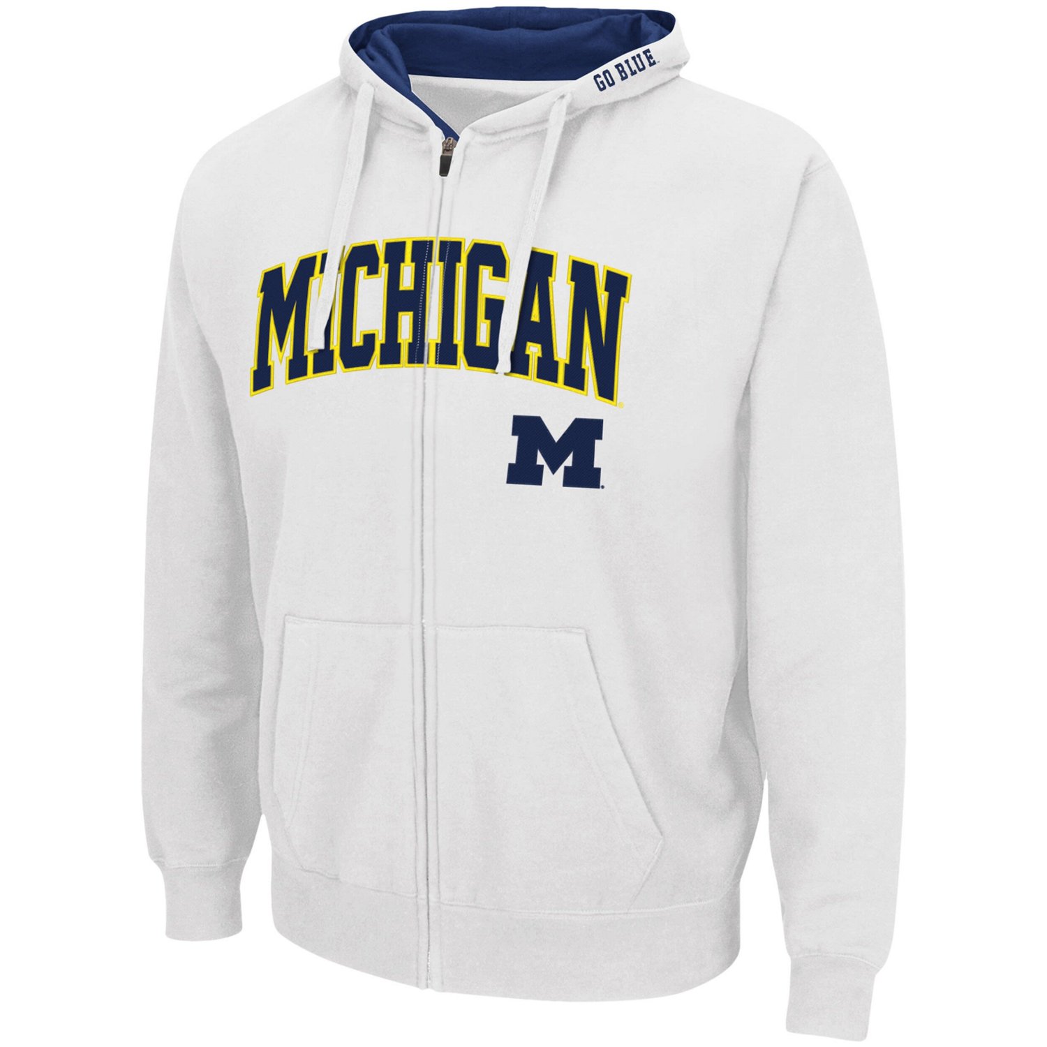 Colosseum Michigan Wolverines Arch  Logo 30 Full-Zip Hoodie                                                                      - view number 2
